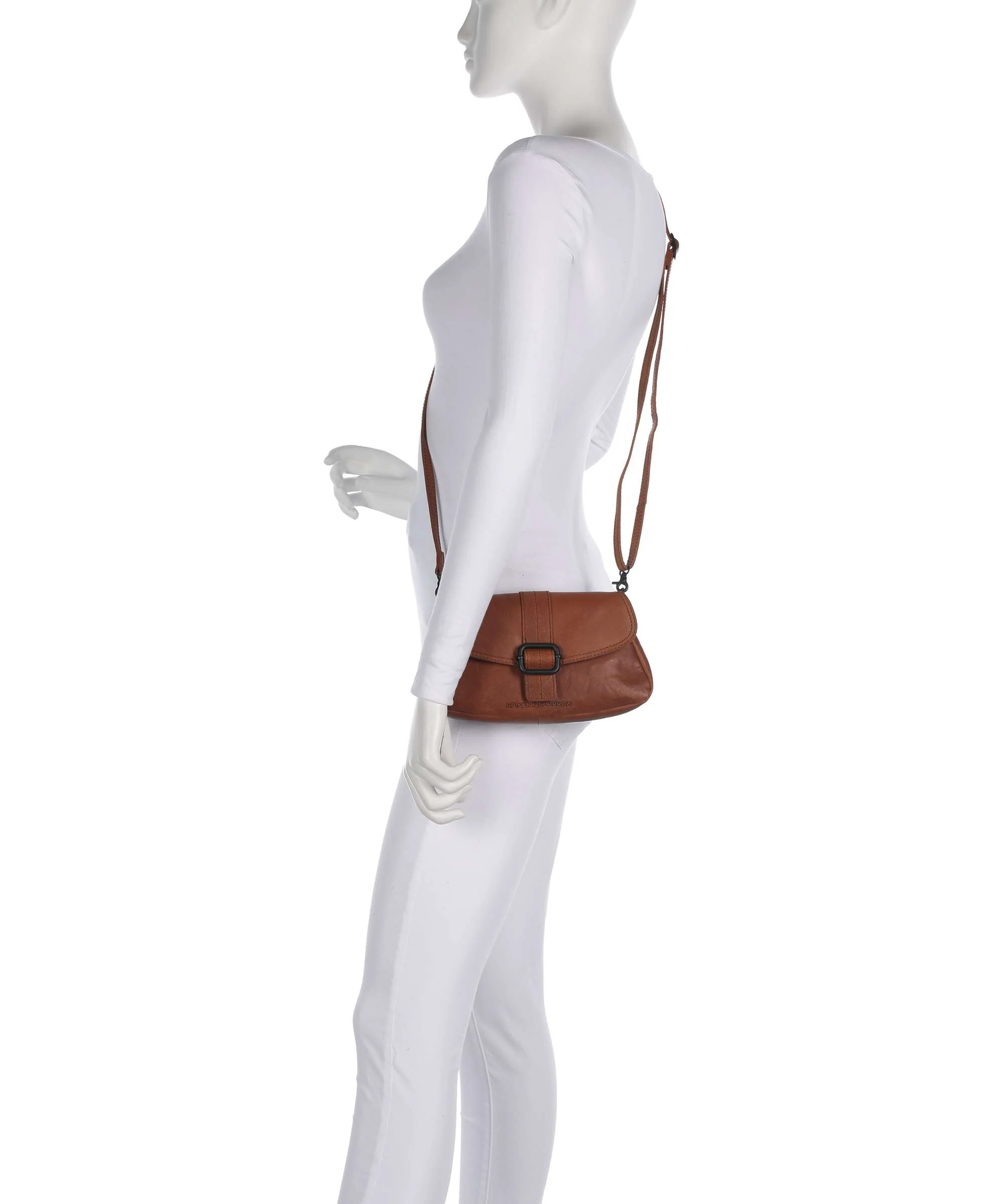 Spikes & Sparrow Bronco Sylvie Crossbody bag brandy - Image 3