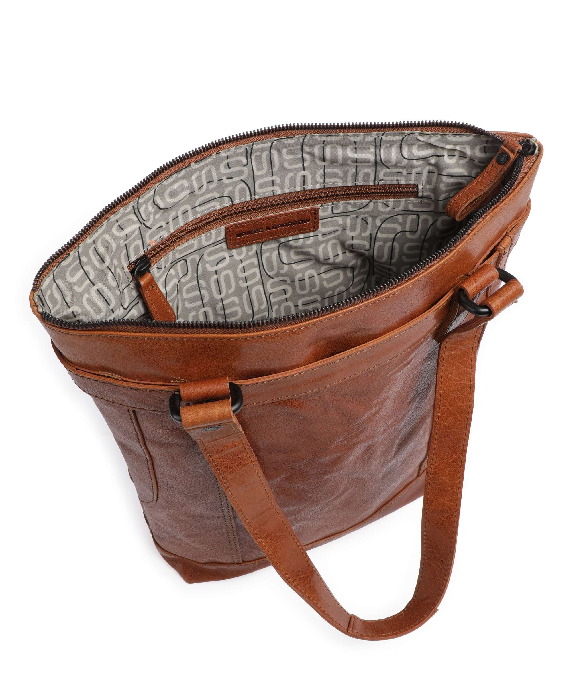 Spikes & Sparrow Bronco Tote bag cognac - Image 6