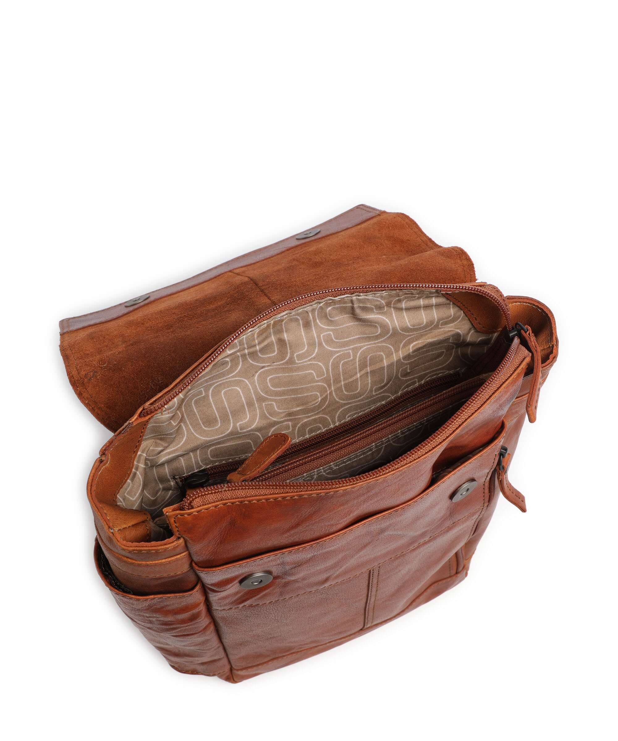 Spikes & Sparrow Bronco Winston Backpack brandy - Image 5