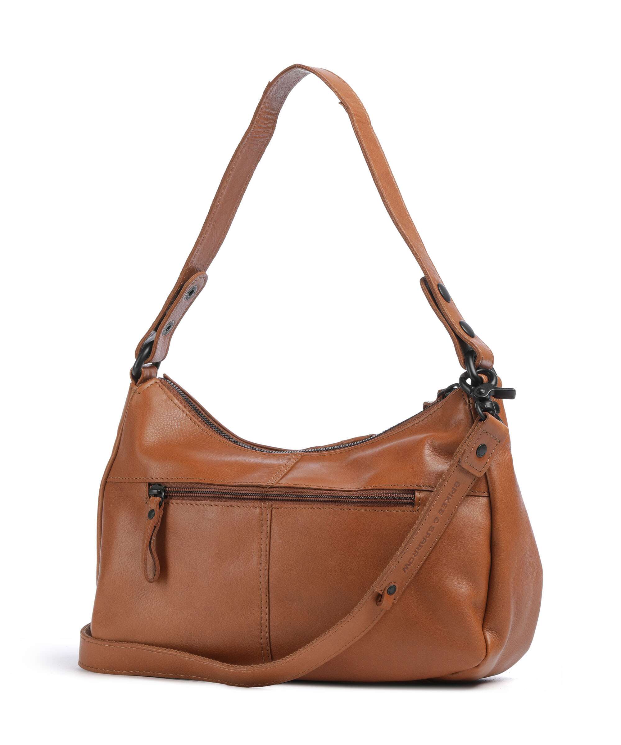 Spikes & Sparrow Suede Mix Jadeline Shoulder bag brandy - Image 2