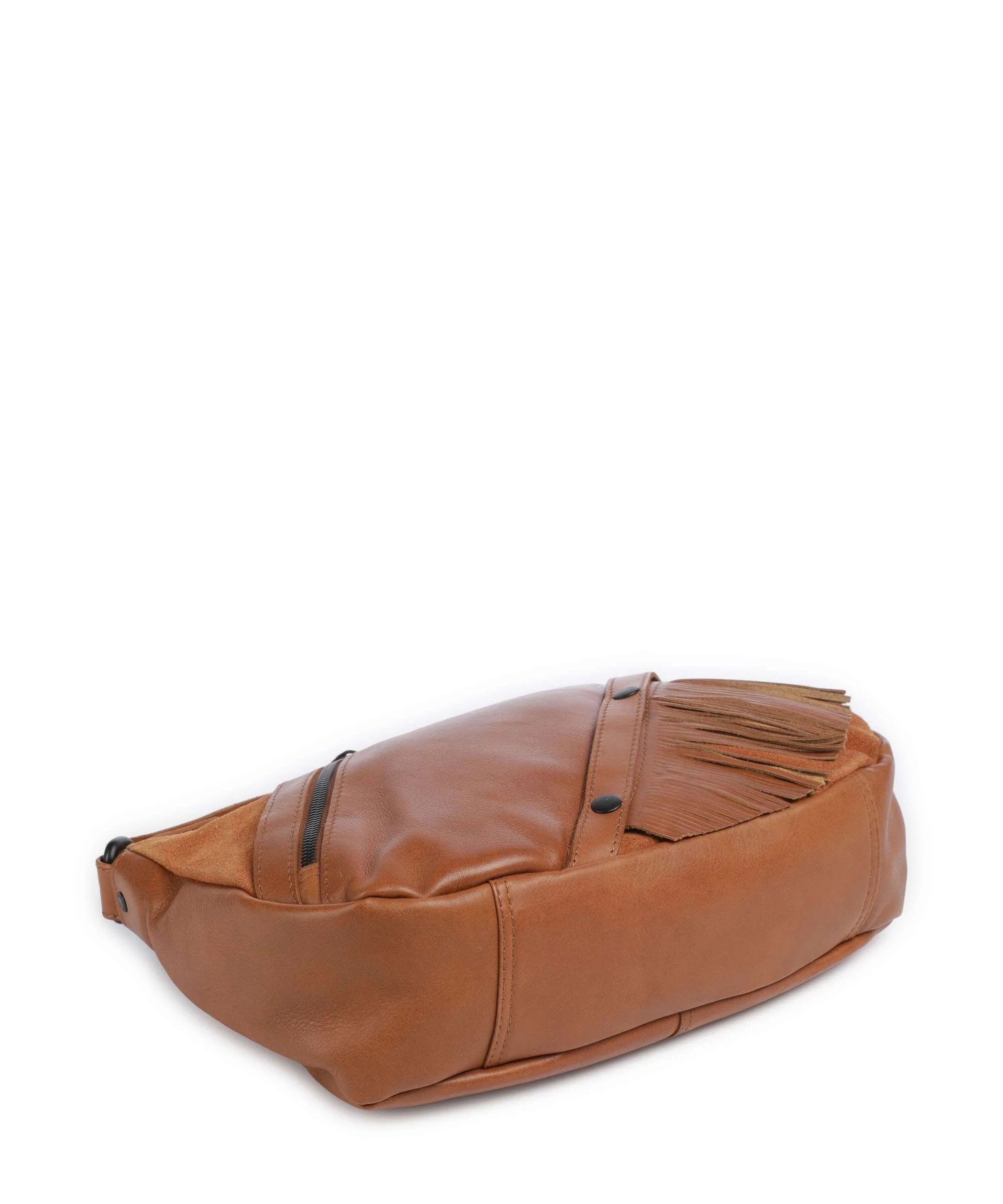 Spikes & Sparrow Suede Mix Jadeline Shoulder bag brandy - Image 5
