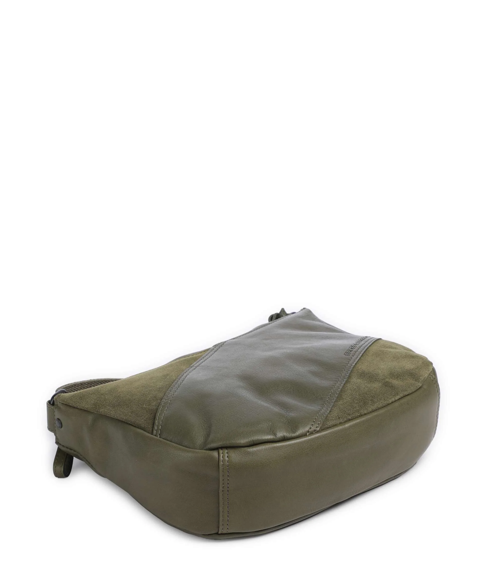 Spikes & Sparrow Suede Mix Lorain Crossbody bag green - Image 4