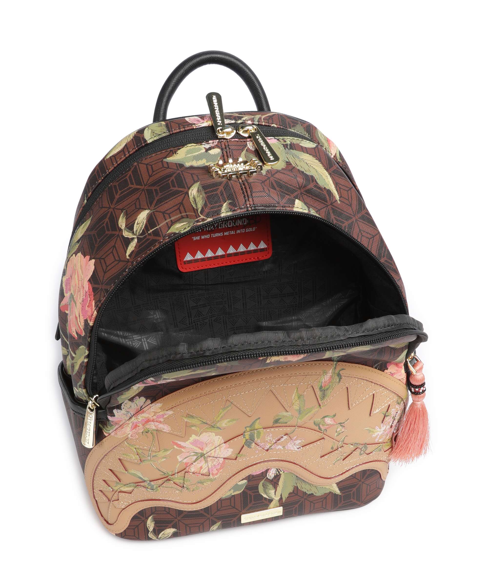 Sprayground AI Henny Floral Backpack brown - Image 5