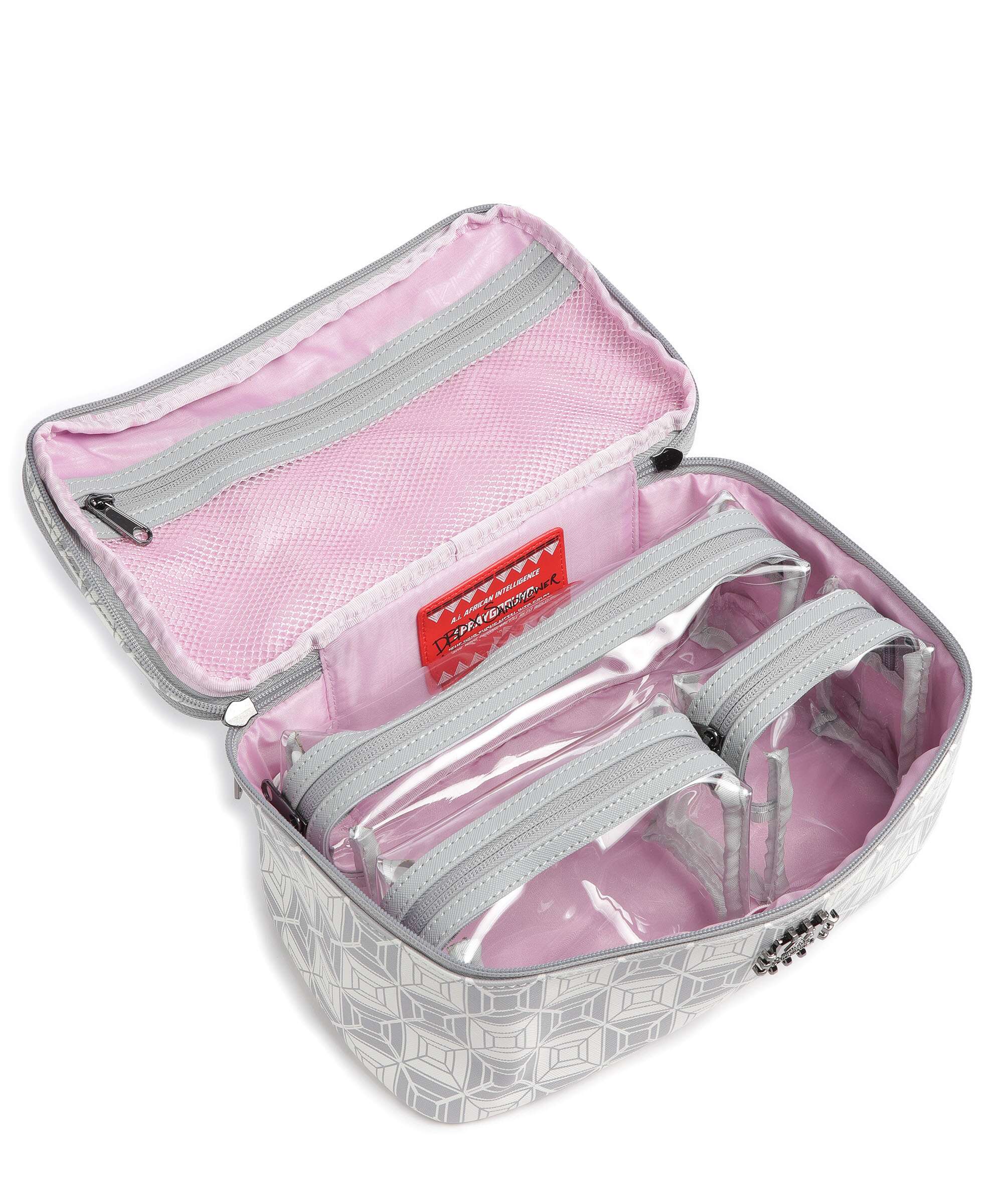 Sprayground Ai Stunna Toiletry bag white/grey - Image 5