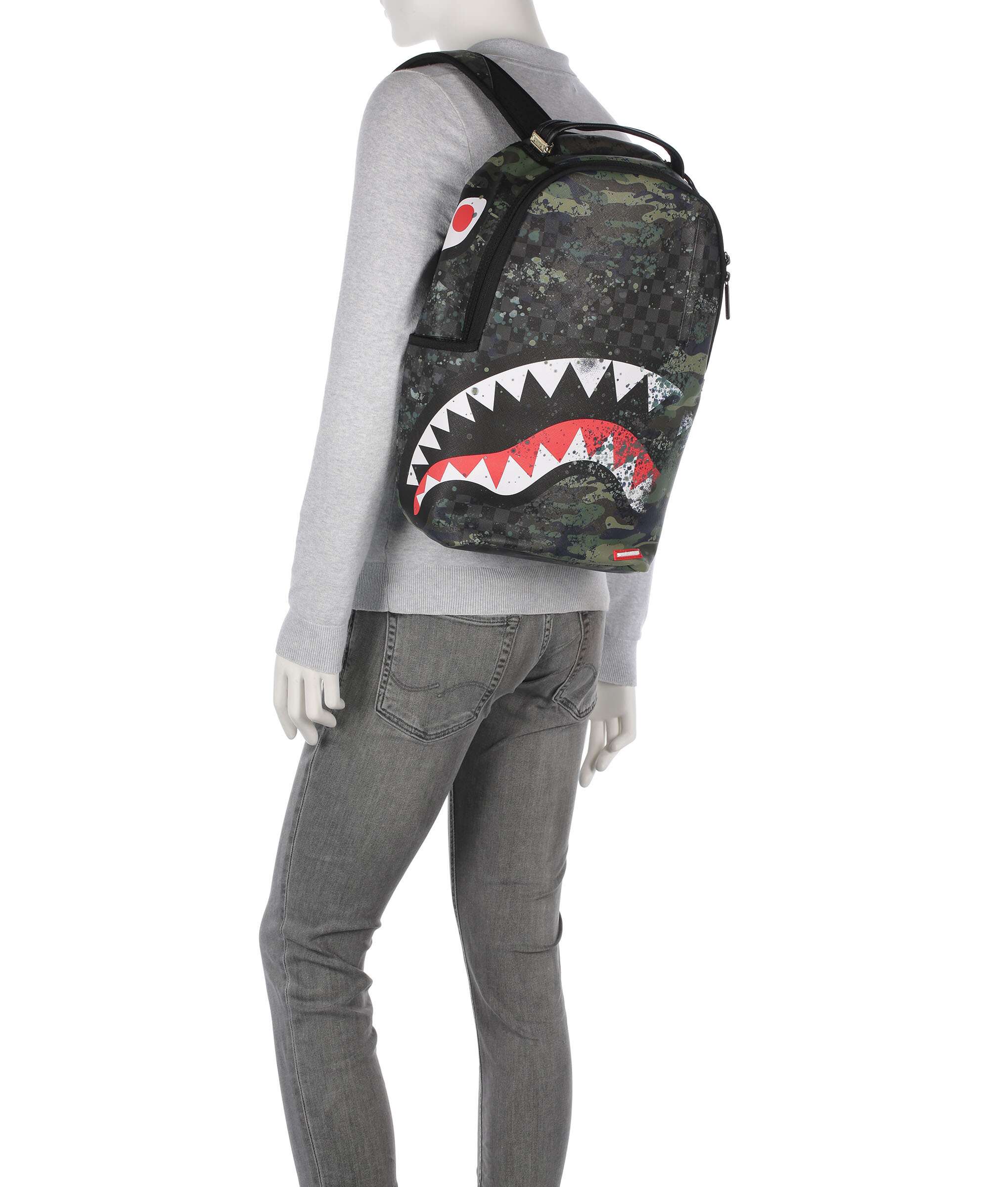 Sprayground Camo Splash Backpack green - Image 3