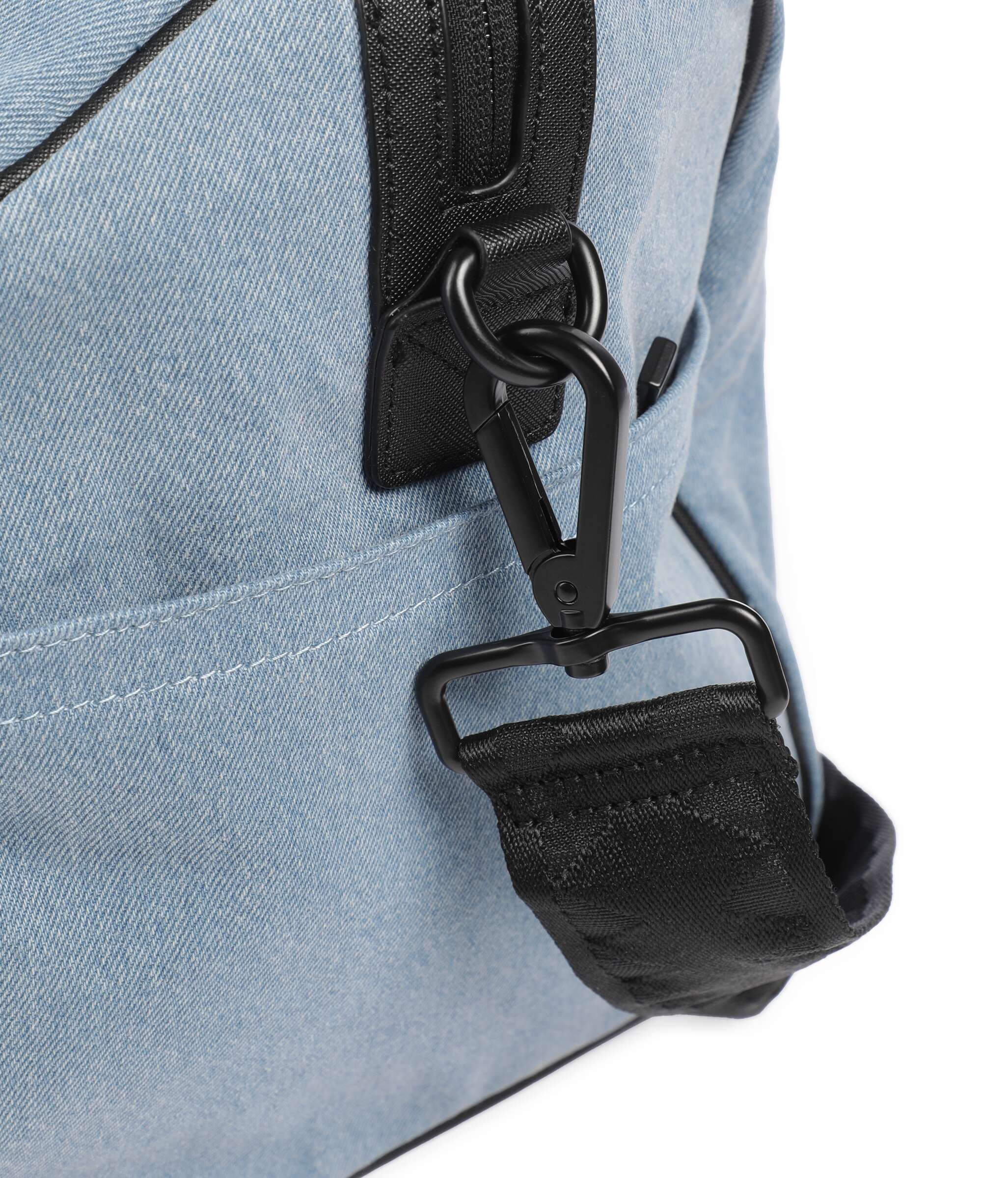Sprayground Denim Shark Weekend bag blue - Image 3