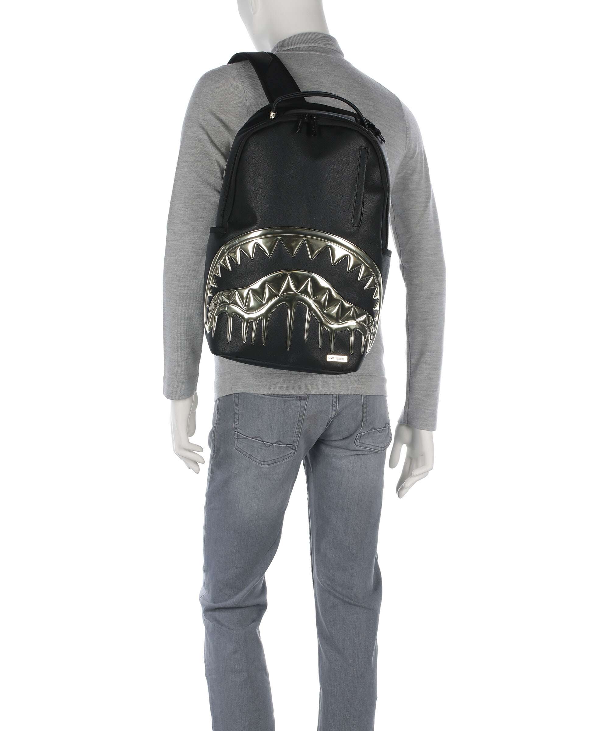 Sprayground Gold And Dangerous Backpack multicolour - Image 3