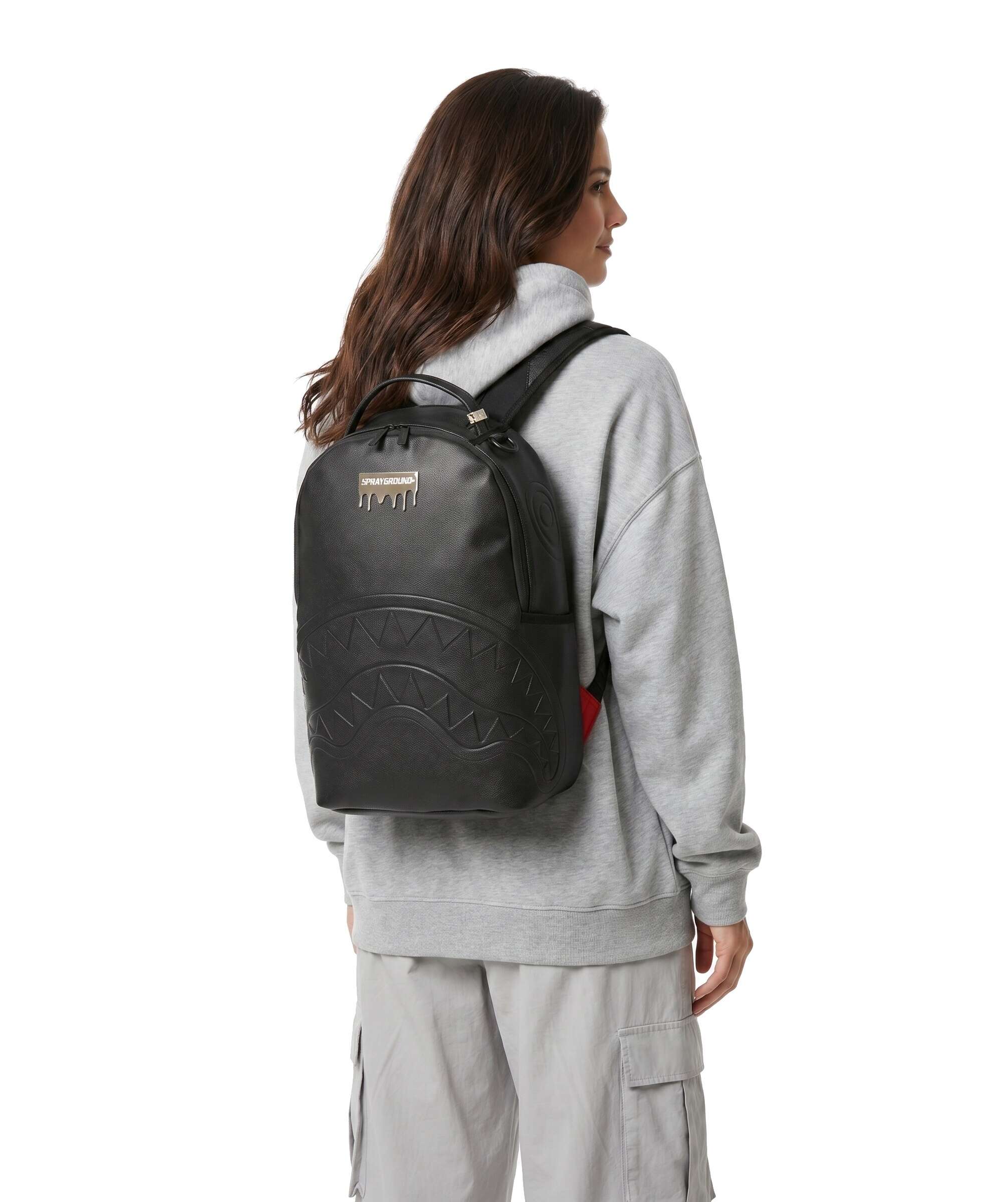 Sprayground Gold Brick Luxe Backpack black - Image 3