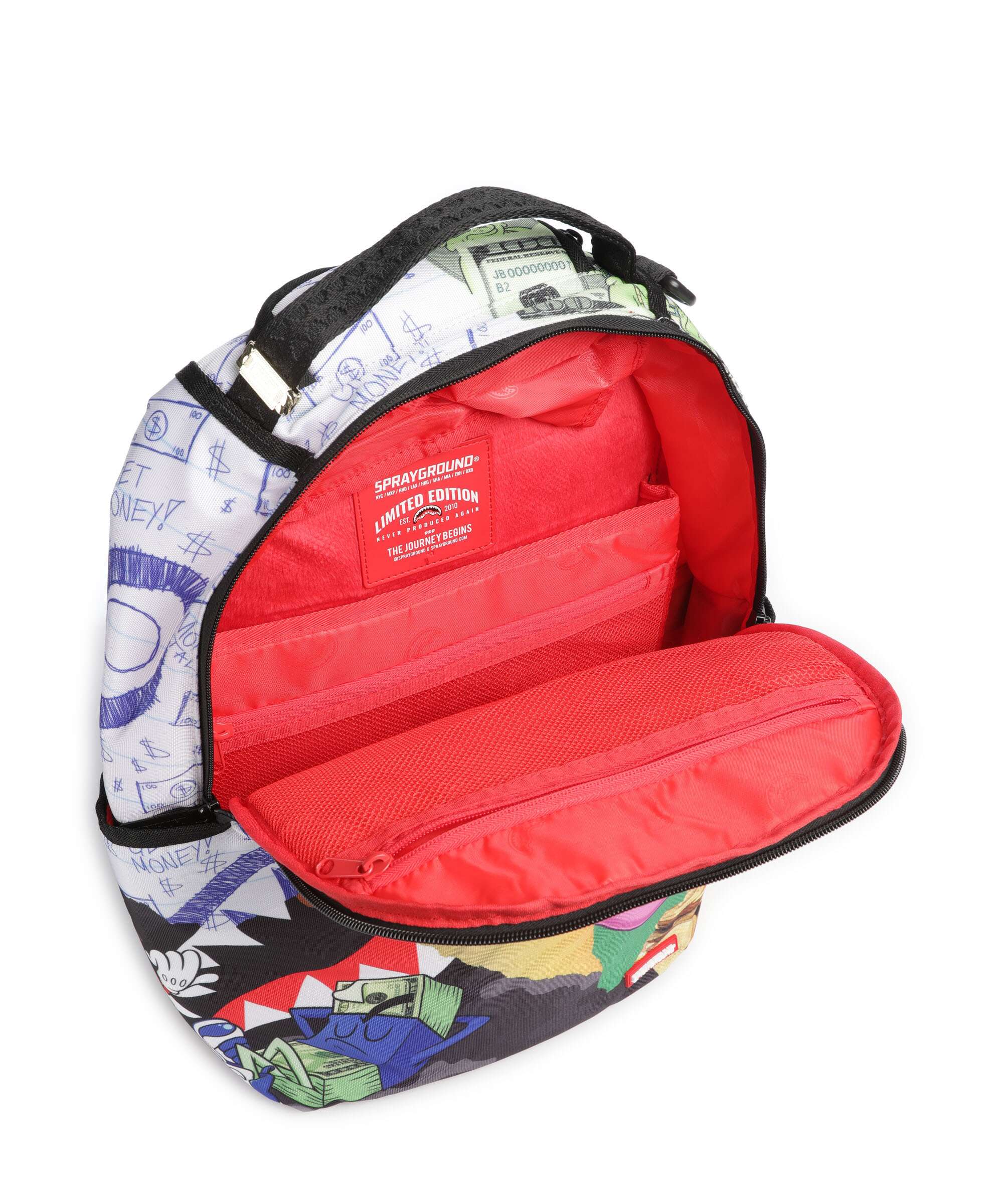 Sprayground Mean Money Collage Backpack multicolour - Image 5