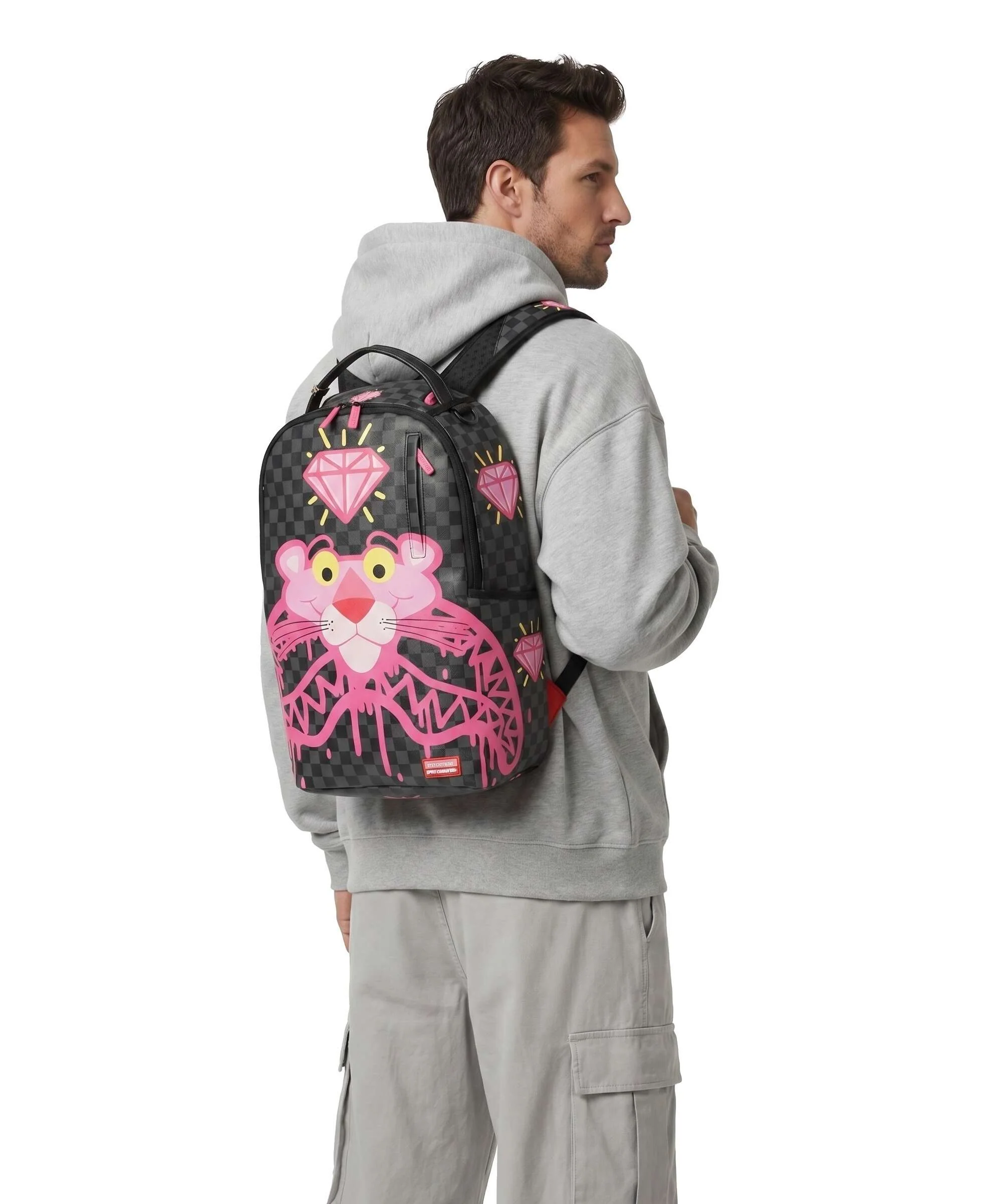 Sprayground Pink Panther Drippy Diamonds Backpack multicolour - Image 3