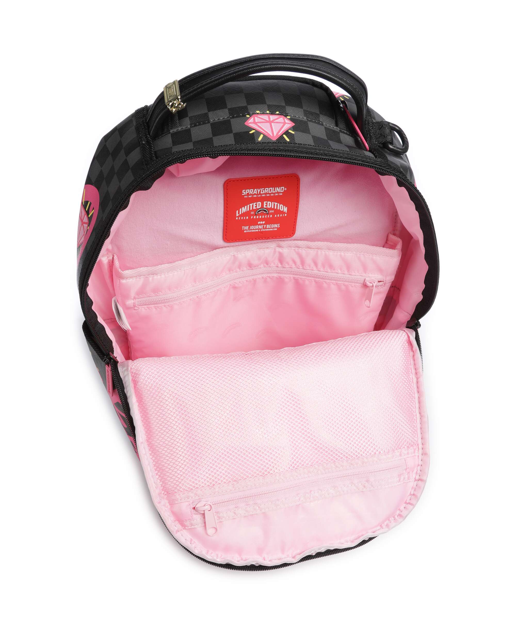 Sprayground Pink Panther Drippy Diamonds Backpack multicolour - Image 4