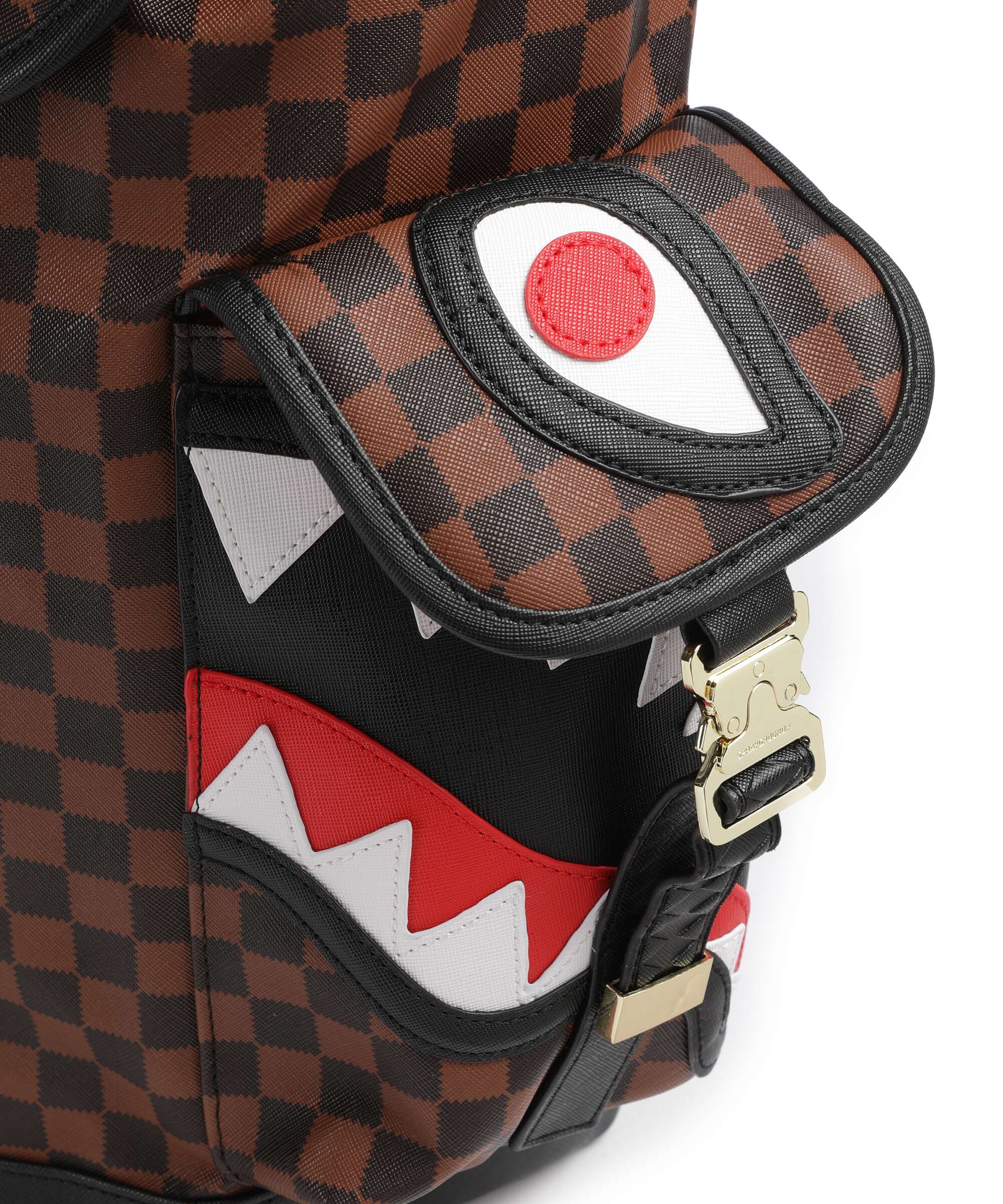 Sprayground Sawtooth Sharks in Paris Monte Carlo Backpack brown - Image 4