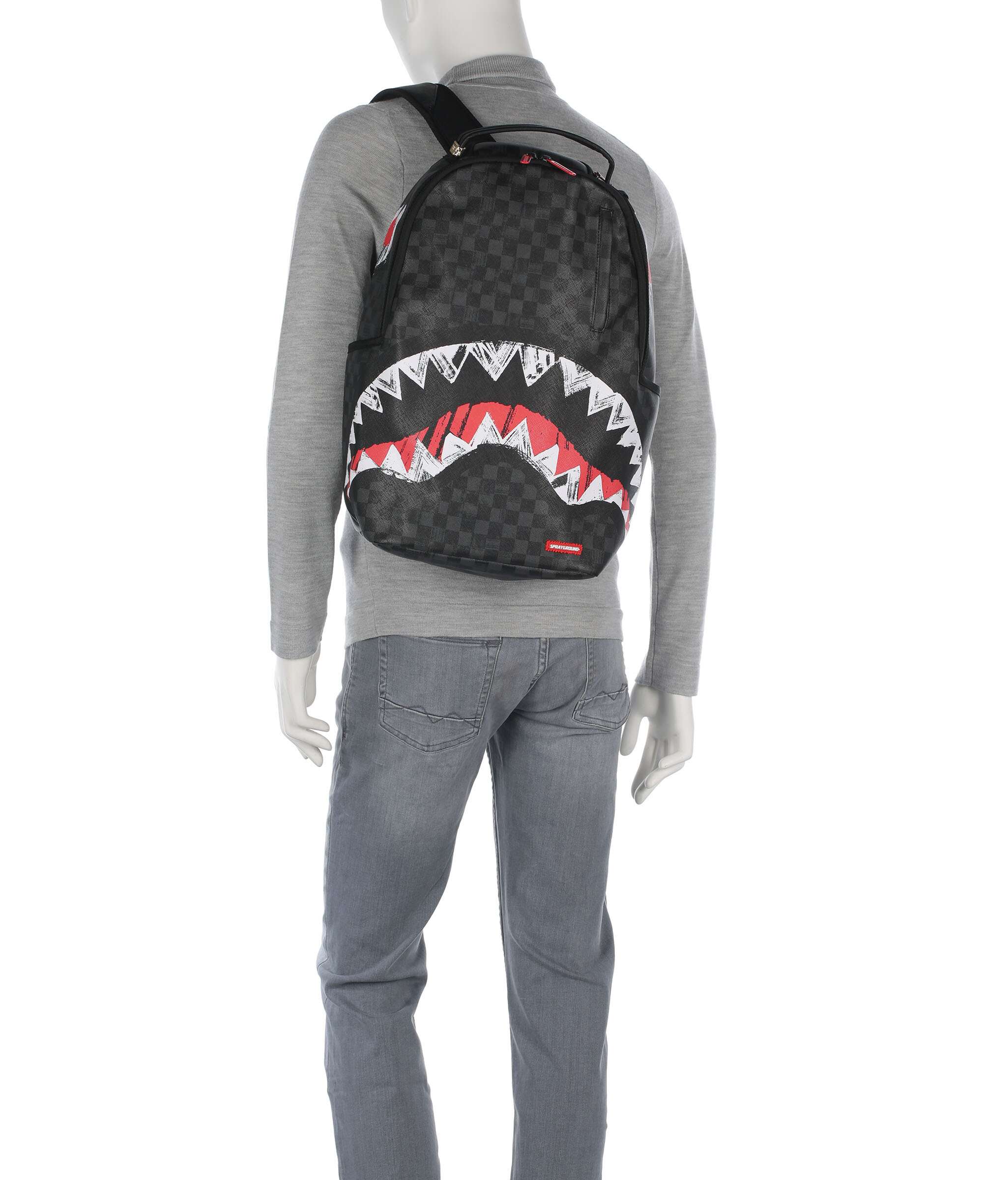 Sprayground Scribble Shark Backpack multicolour - Image 3