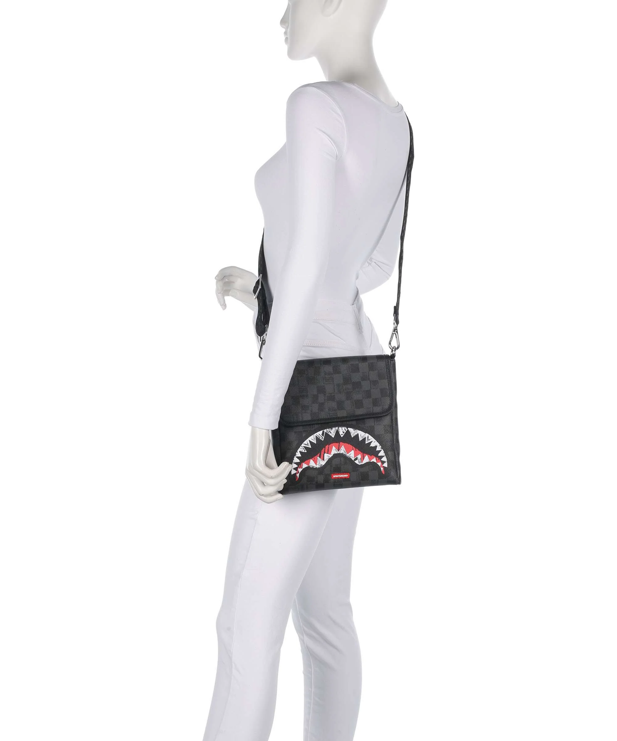 Sprayground Scribble Shark Crossbody bag multicolour - Image 3