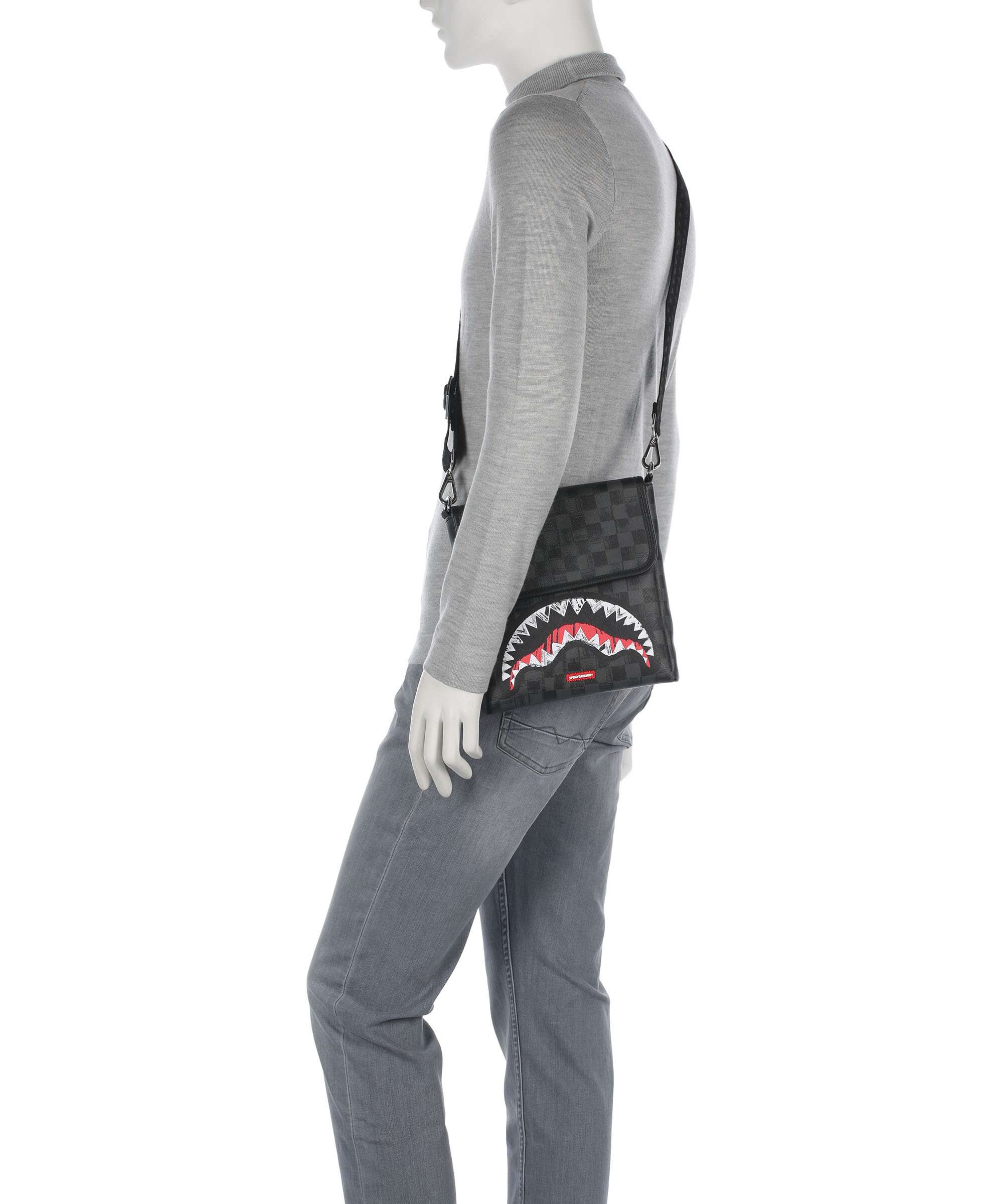 Sprayground Scribble Shark Crossbody bag multicolour - Image 4
