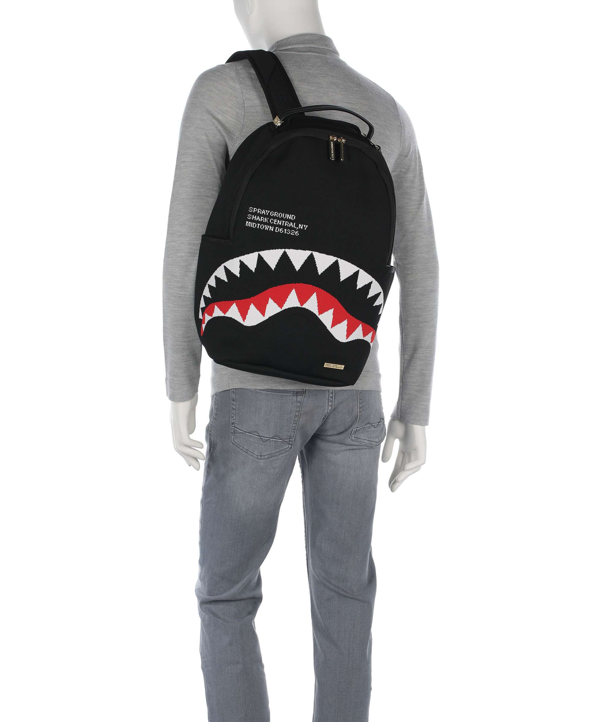 Sprayground Shark Central Knit Backpack multicolour - Image 3