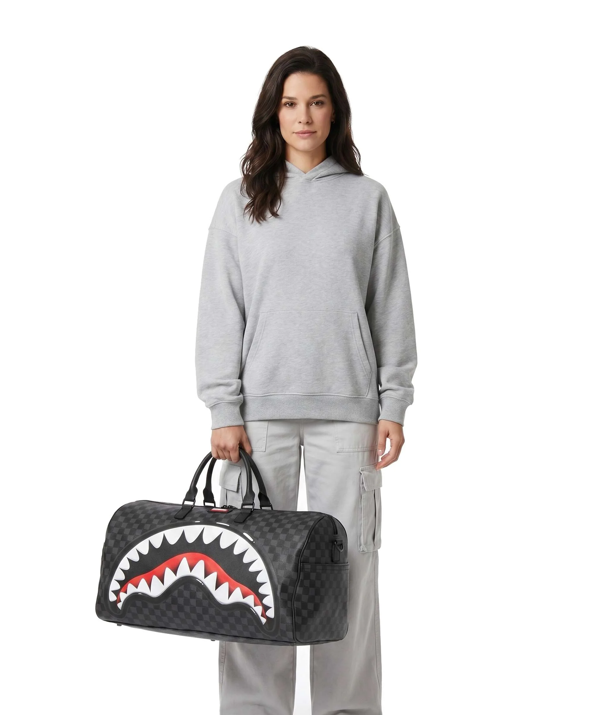 Sprayground Sharks in Paris Balloon Weekend bag black - Image 3