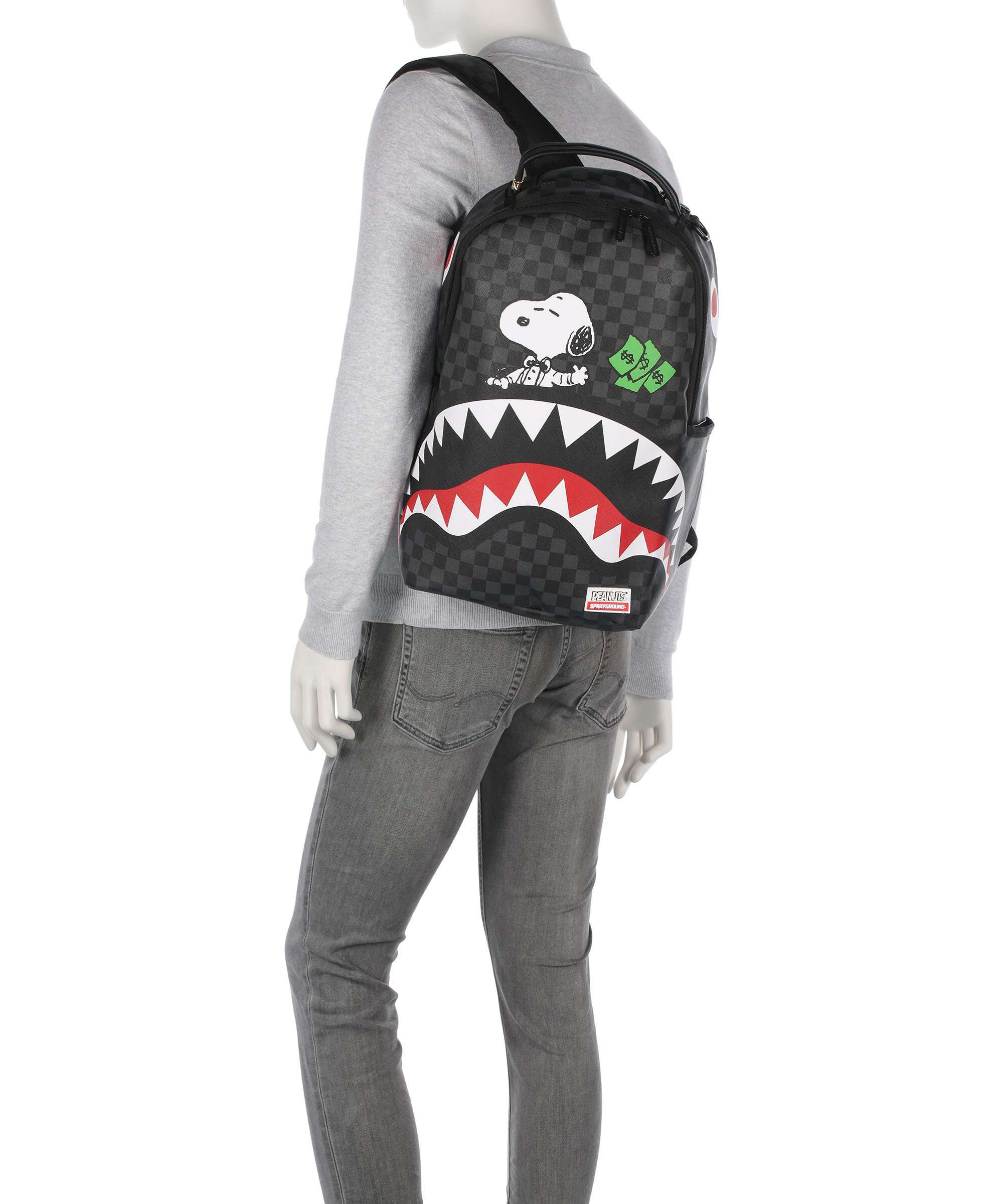 Sprayground Snoopy Top Shark Money Backpack black - Image 3