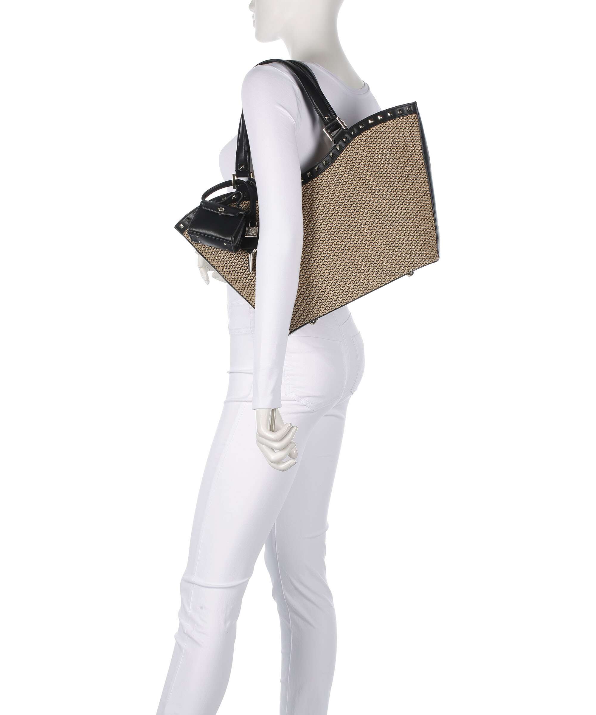 Steve Madden BAGULLA Tote bag black/natural - Image 3