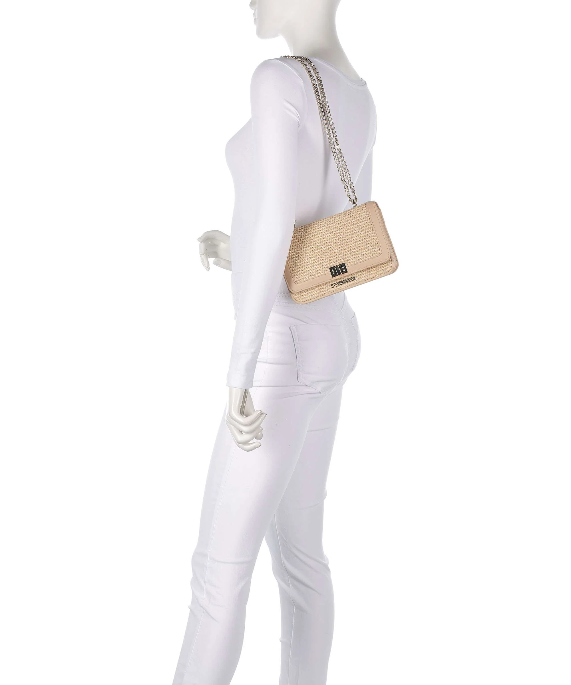 Steve Madden BBIGMONA Shoulder bag natural raffia - Image 3