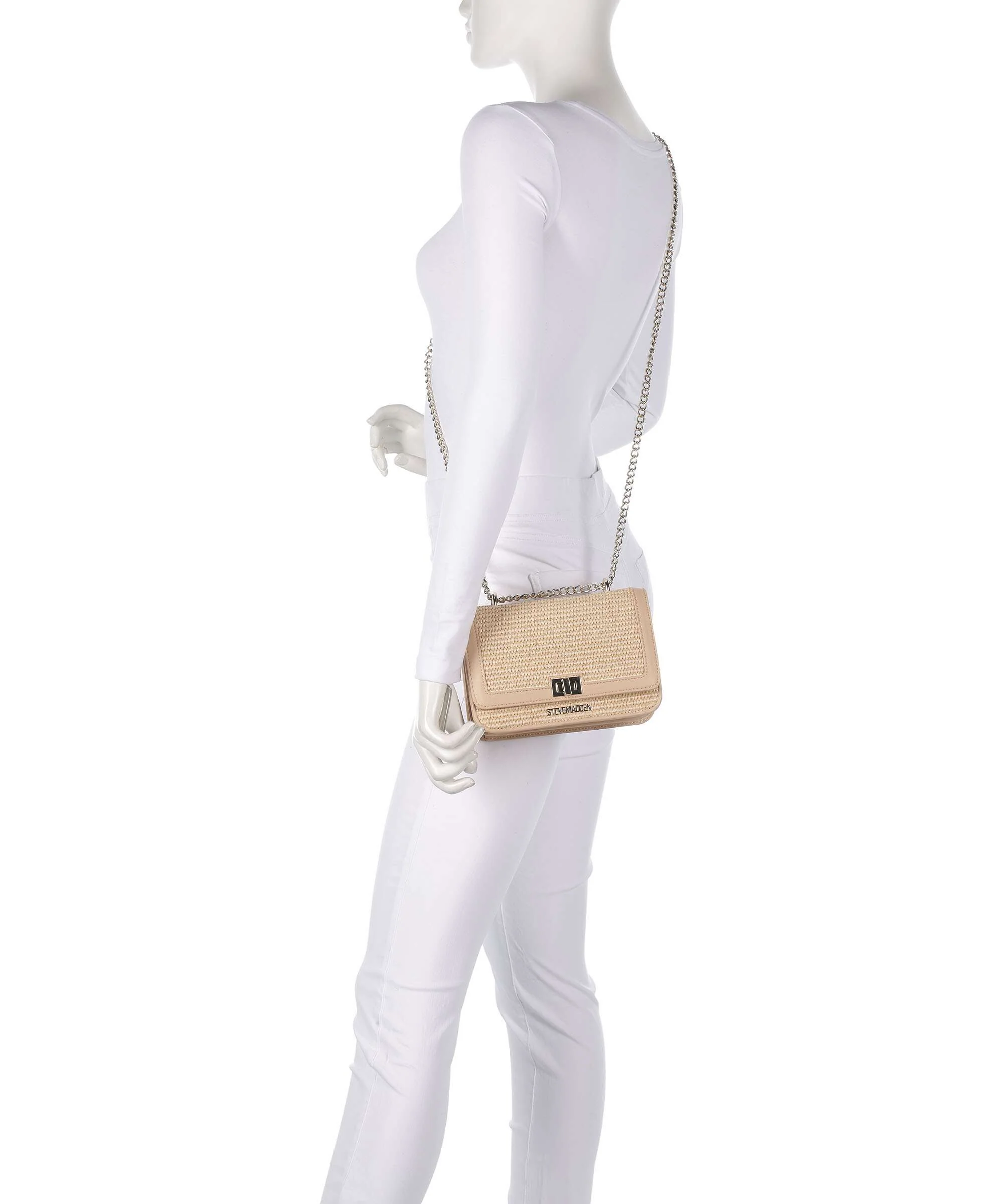 Steve Madden BBIGMONA Shoulder bag natural raffia - Image 4