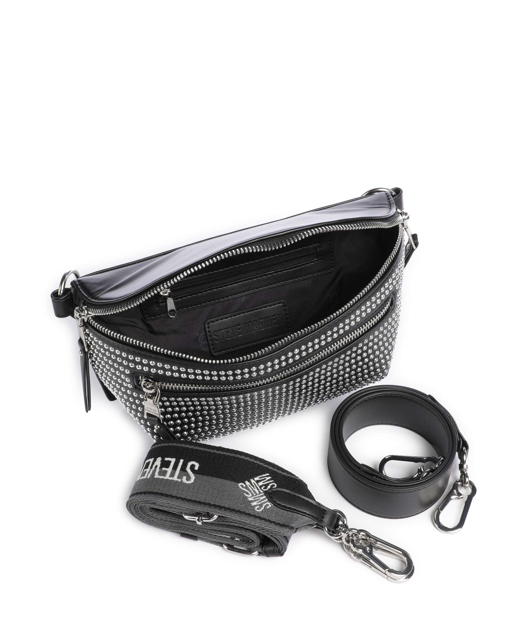 Steve Madden BCLARKES Crossbody bag black/silver - Image 6