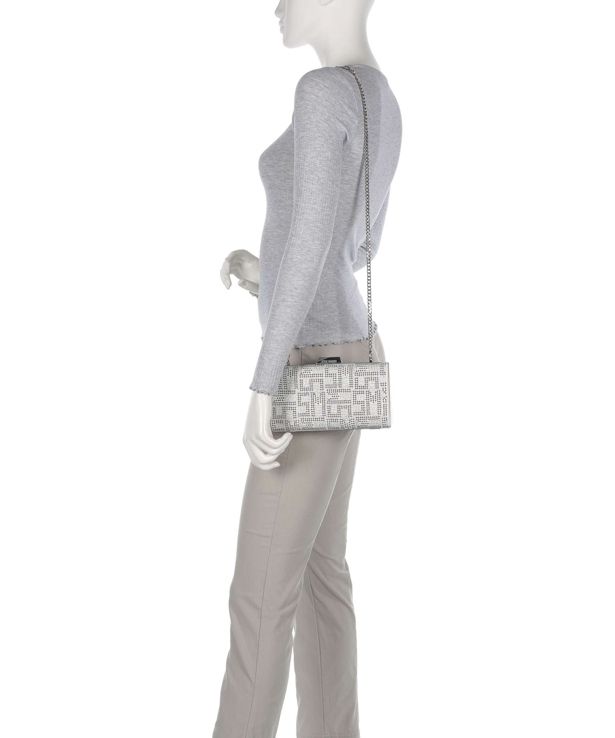Steve Madden BZORA Crossbody bag silver - Image 4