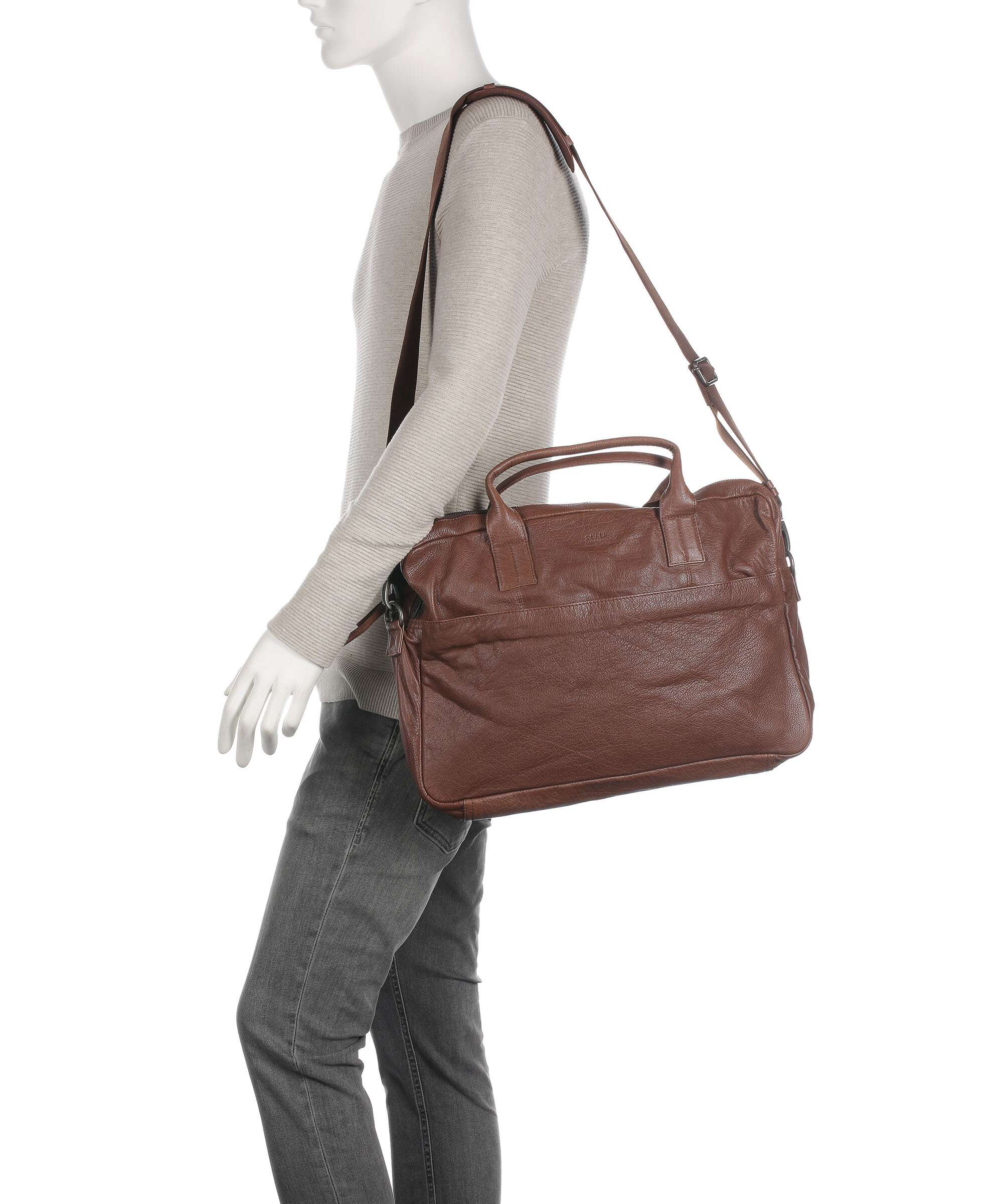 Still Nordic Damon Briefcase brown - Image 3