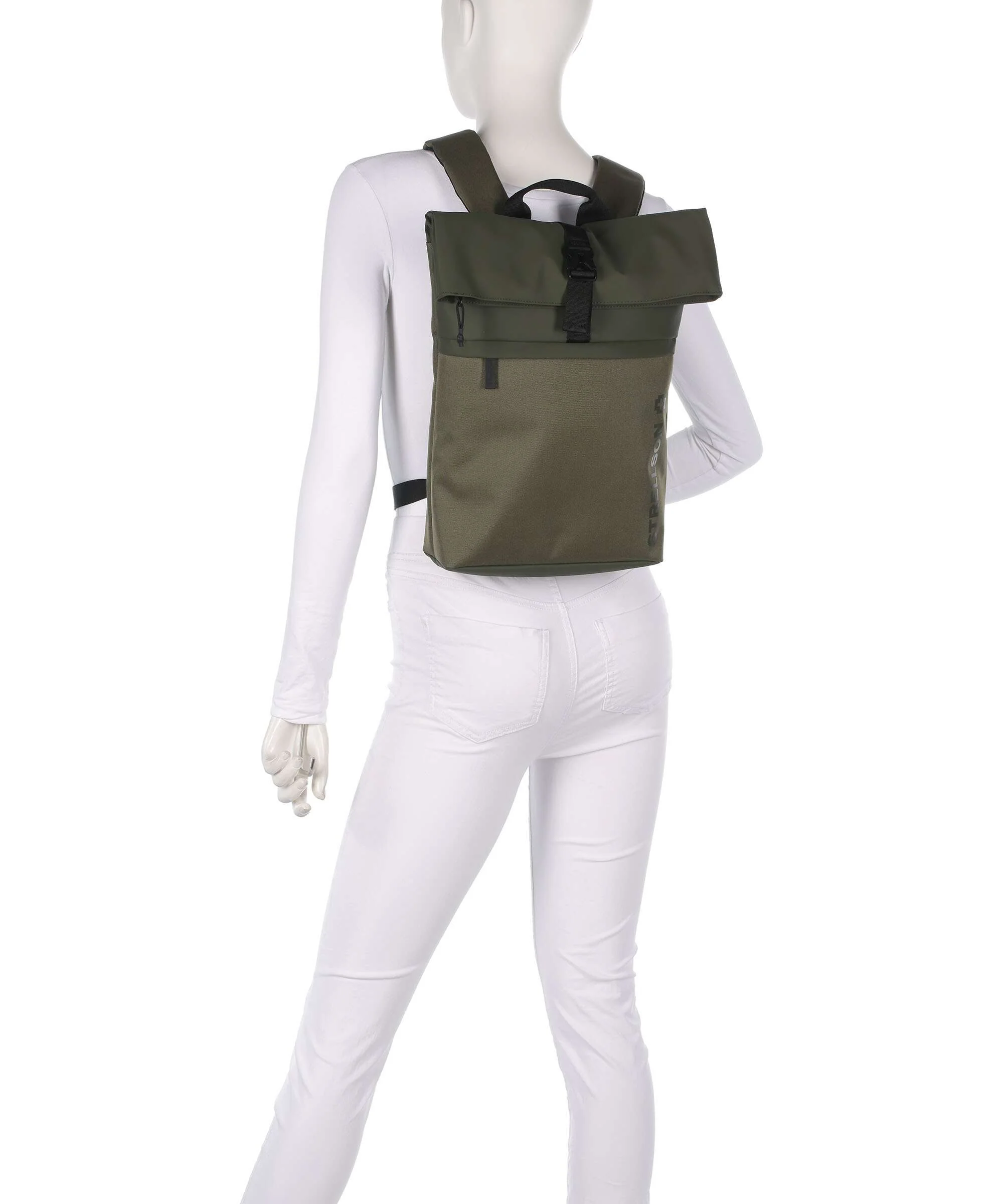 Strellson Alperton Rolltop backpack olive night - Image 3
