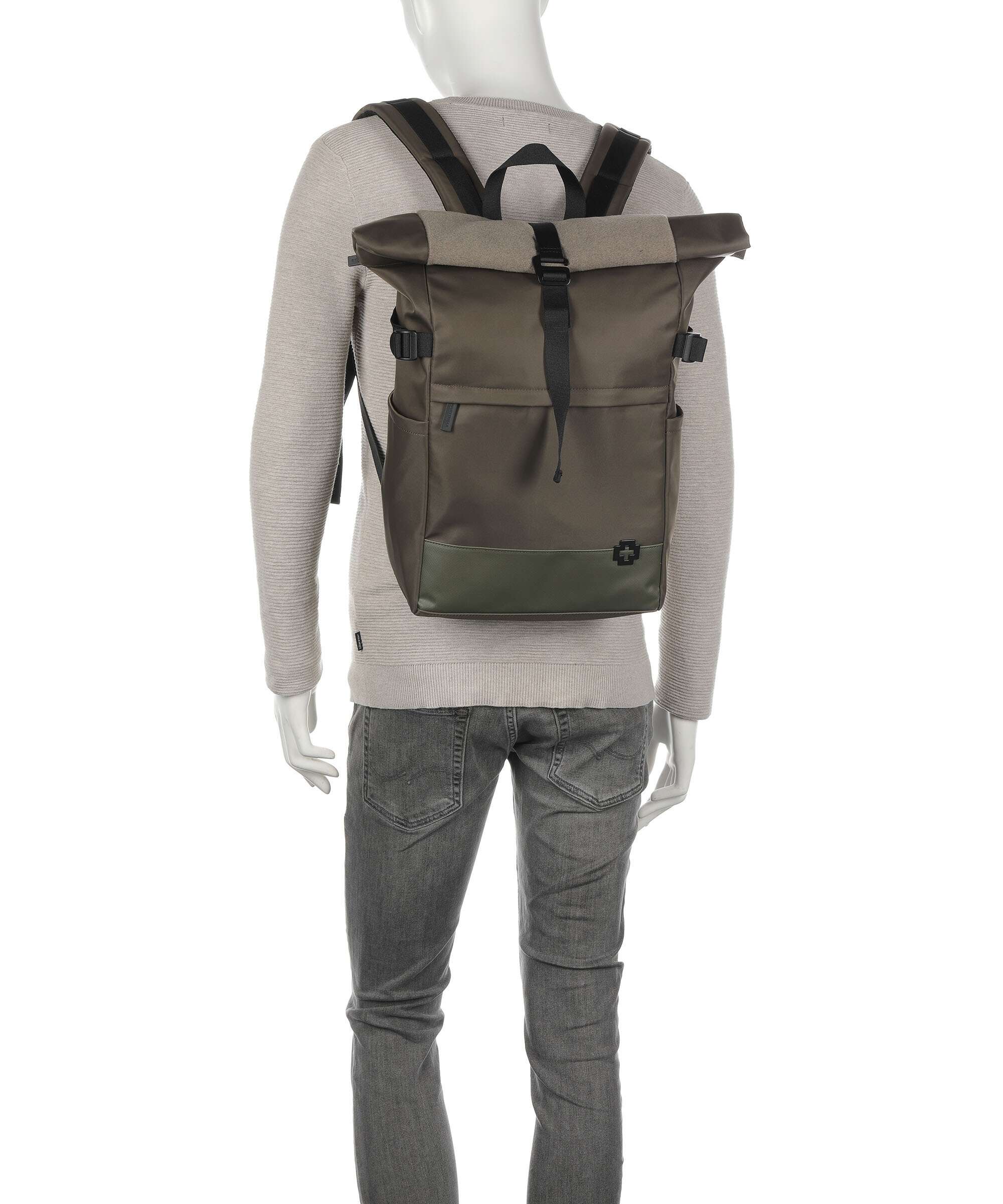 Strellson Rolltop Canada Water Rolltop backpack khaki - Image 3