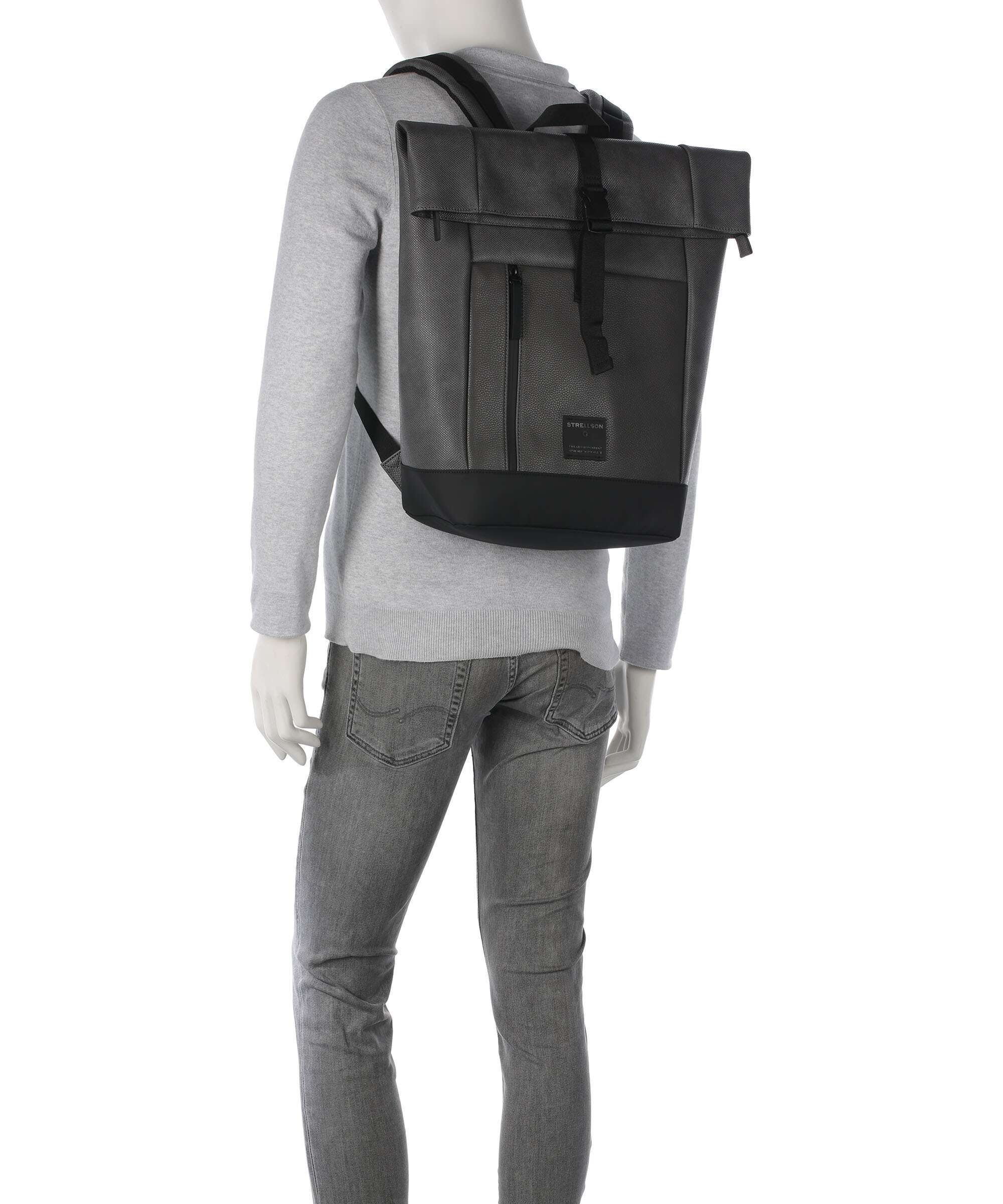 Strellson Westferry Rolltop backpack darkgrey - Image 3