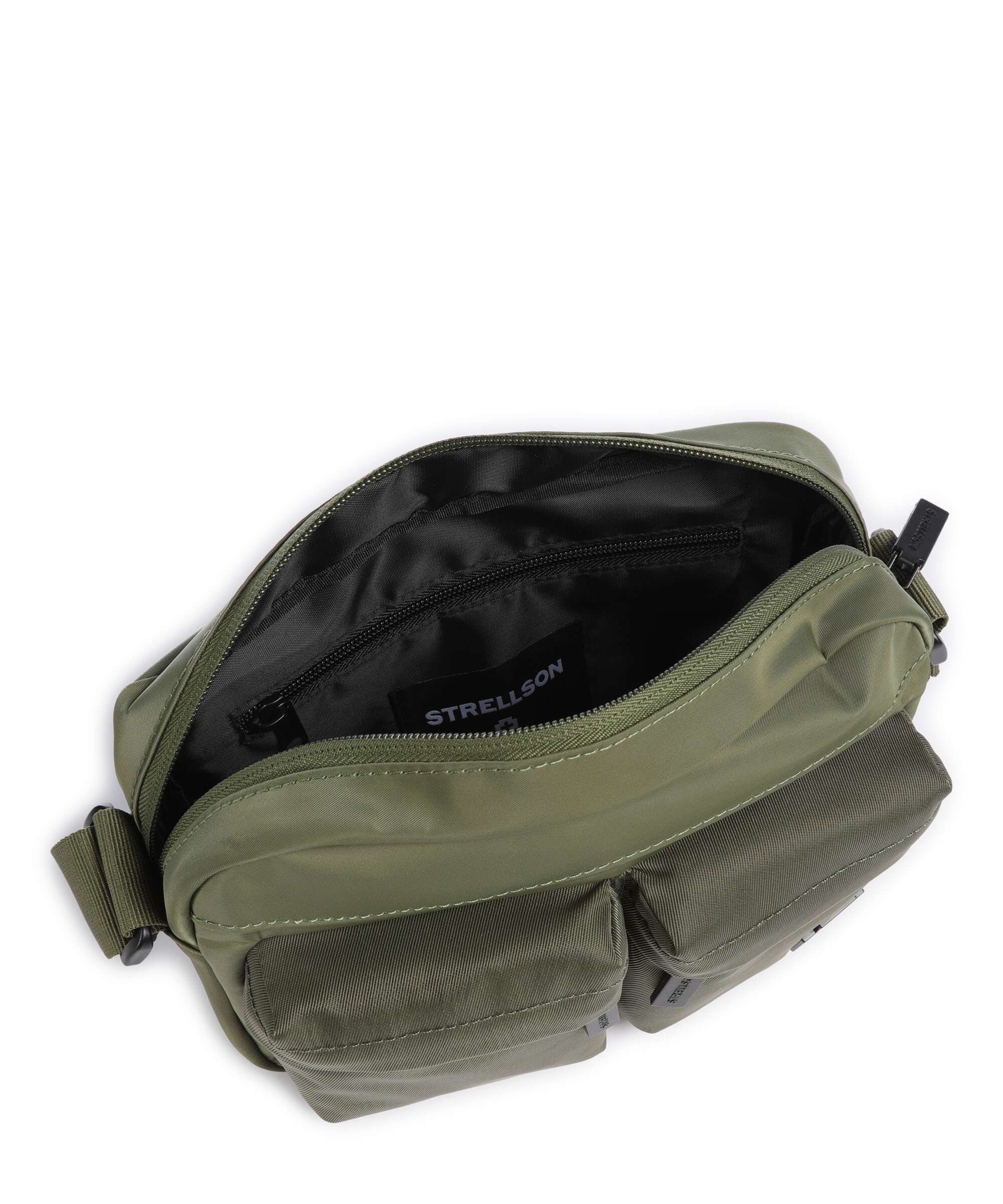 Strellson Wood Street Odd Crossbody bag khaki - Image 6