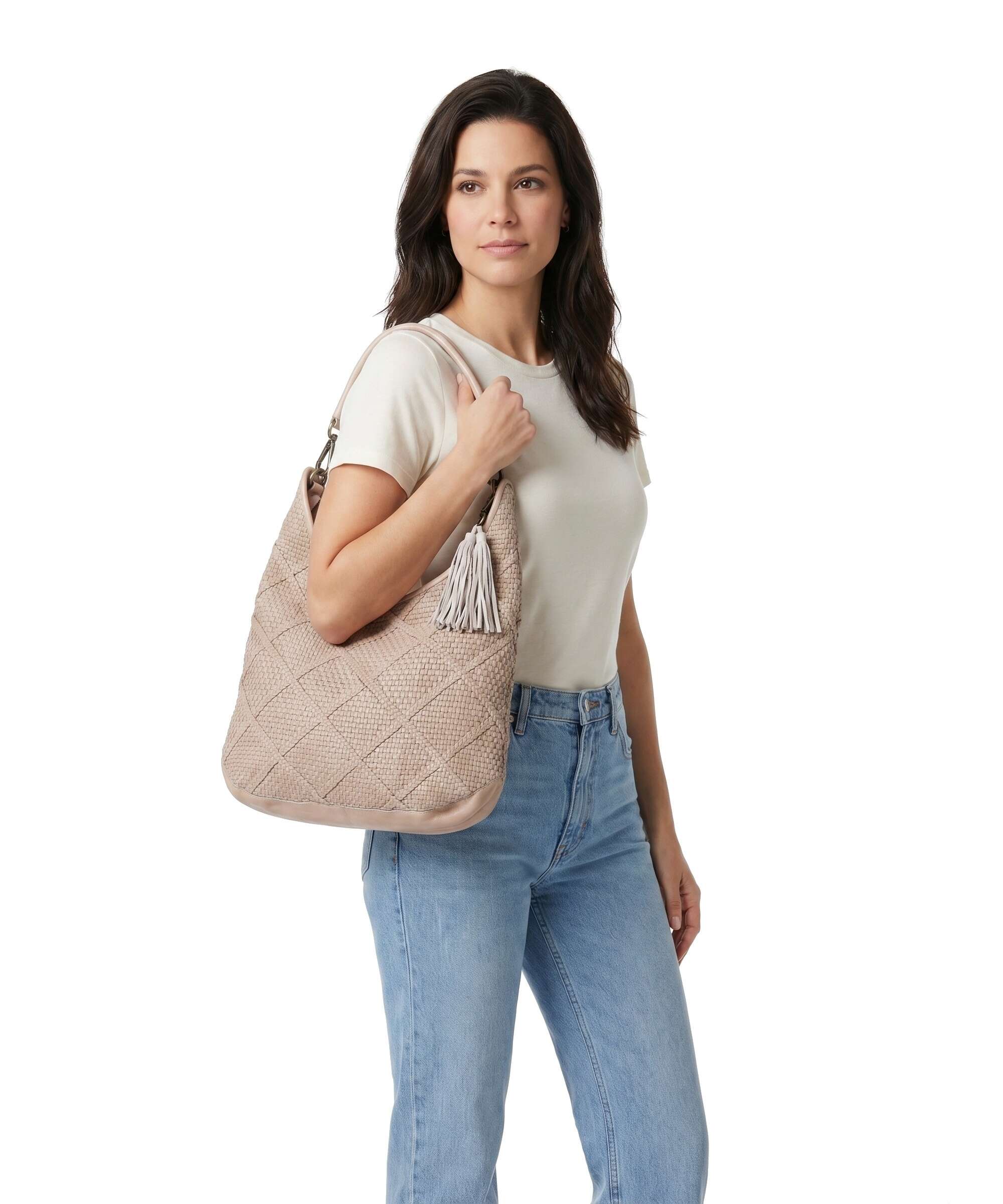 Taschendieb Wien Beatrixpark 2 Hobo bag linen rose - Image 3