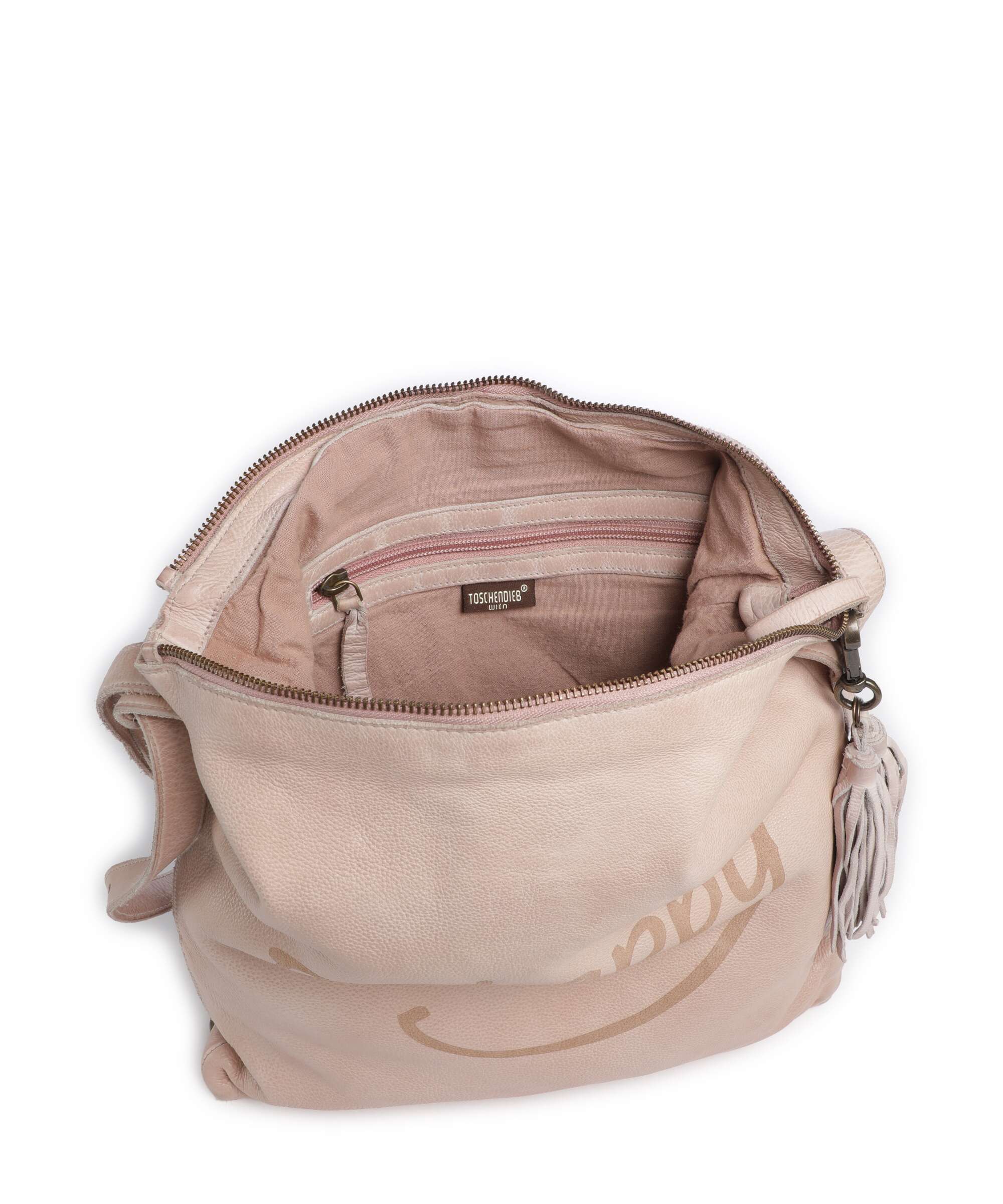 Taschendieb Wien Fröhlichgasse 3 Backpack bag linen rose - Image 7