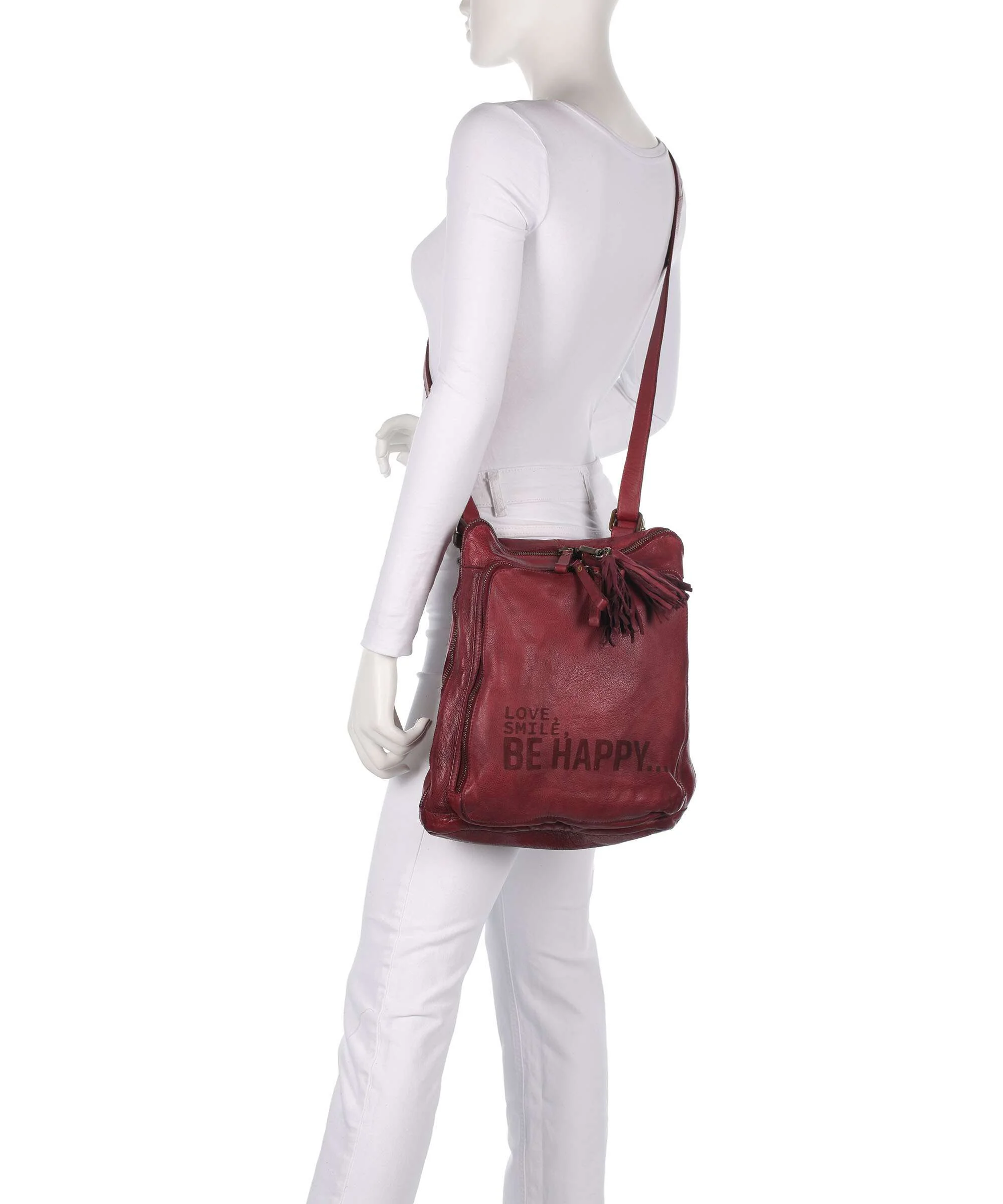 Taschendieb Wien Glücksbrücke 1 Backpack bag red burgundy - Image 3