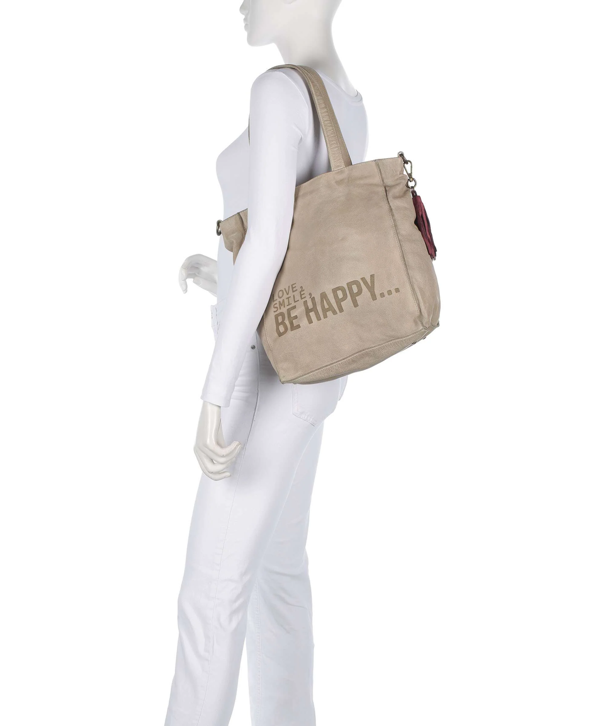 Taschendieb Wien Glücksbrücke 2 Tote bag cream - Image 3