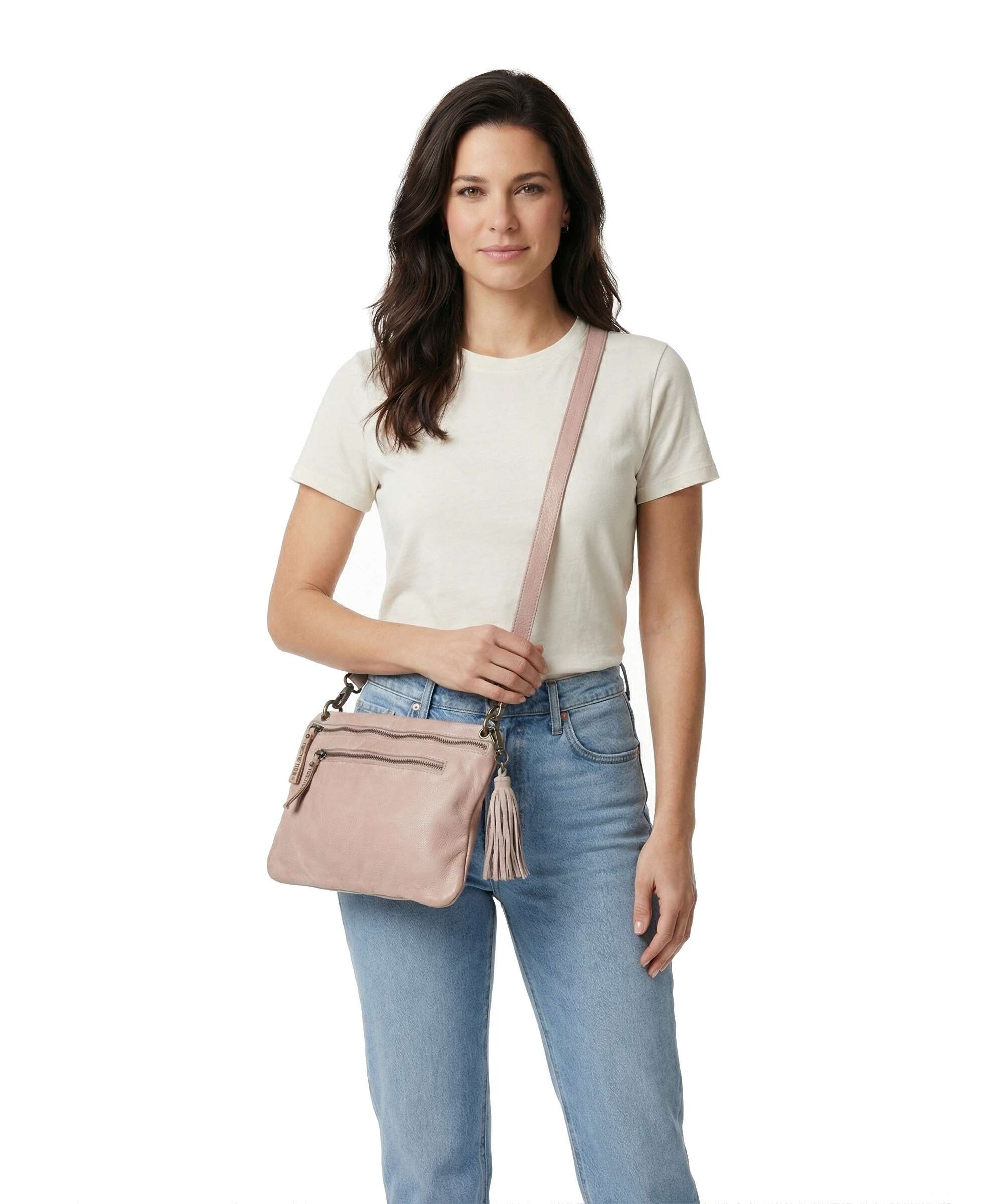 Taschendieb Wien Kaiserstrasse 18 Crossbody bag linen rose - Image 3