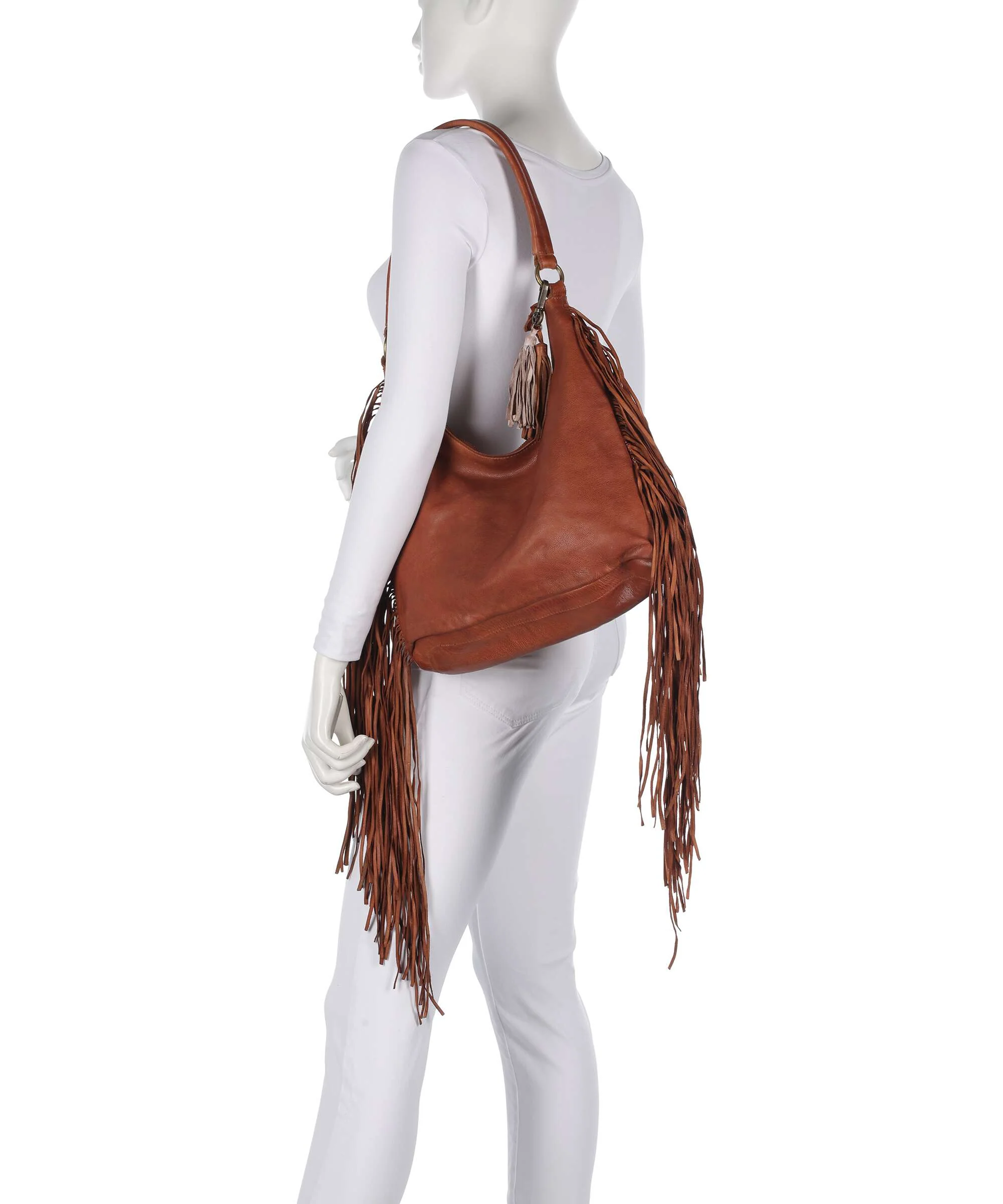 Taschendieb Wien Löwengasse 5x Hobo bag cognac - Image 3