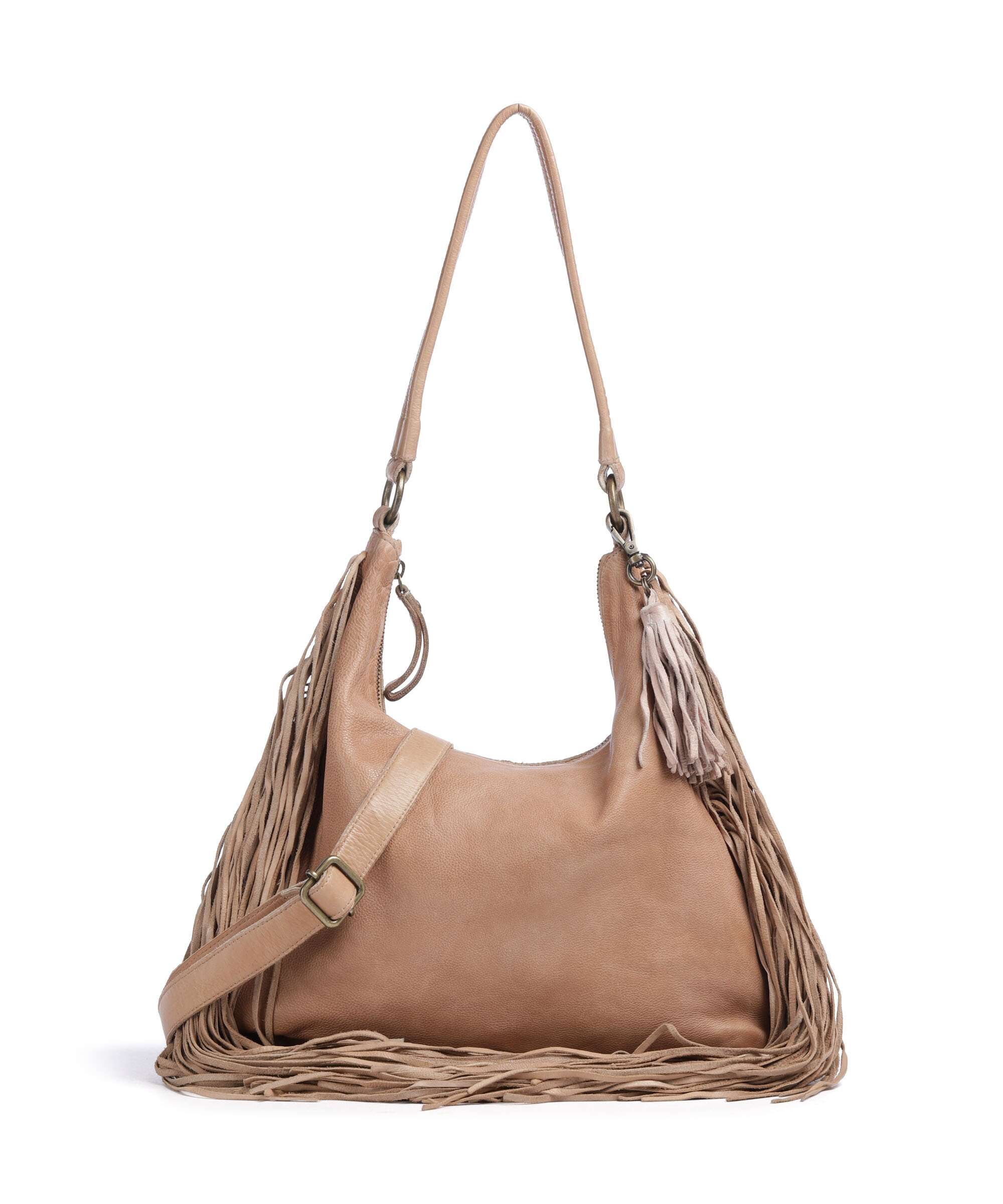 Taschendieb Wien Löwengasse 5x Hobo bag wuestensand