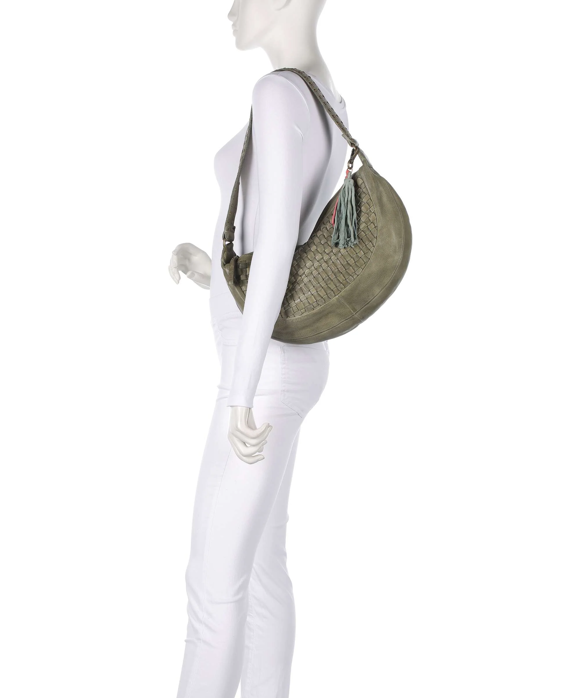 Taschendieb Wien Venusweg 8 Hobo bag green leaf - Image 3