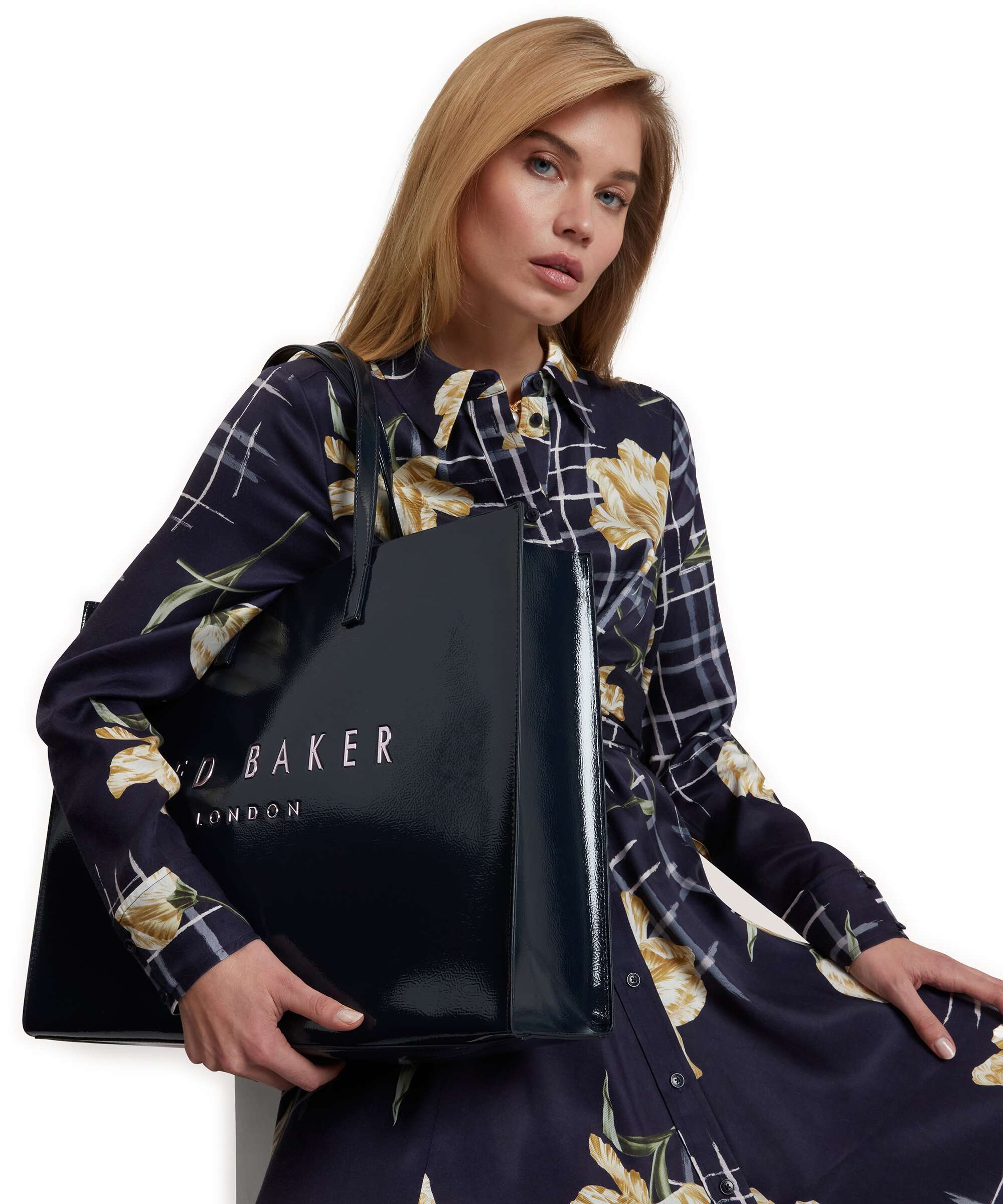 Ted Baker Caarmen Tote bag navy - Image 3