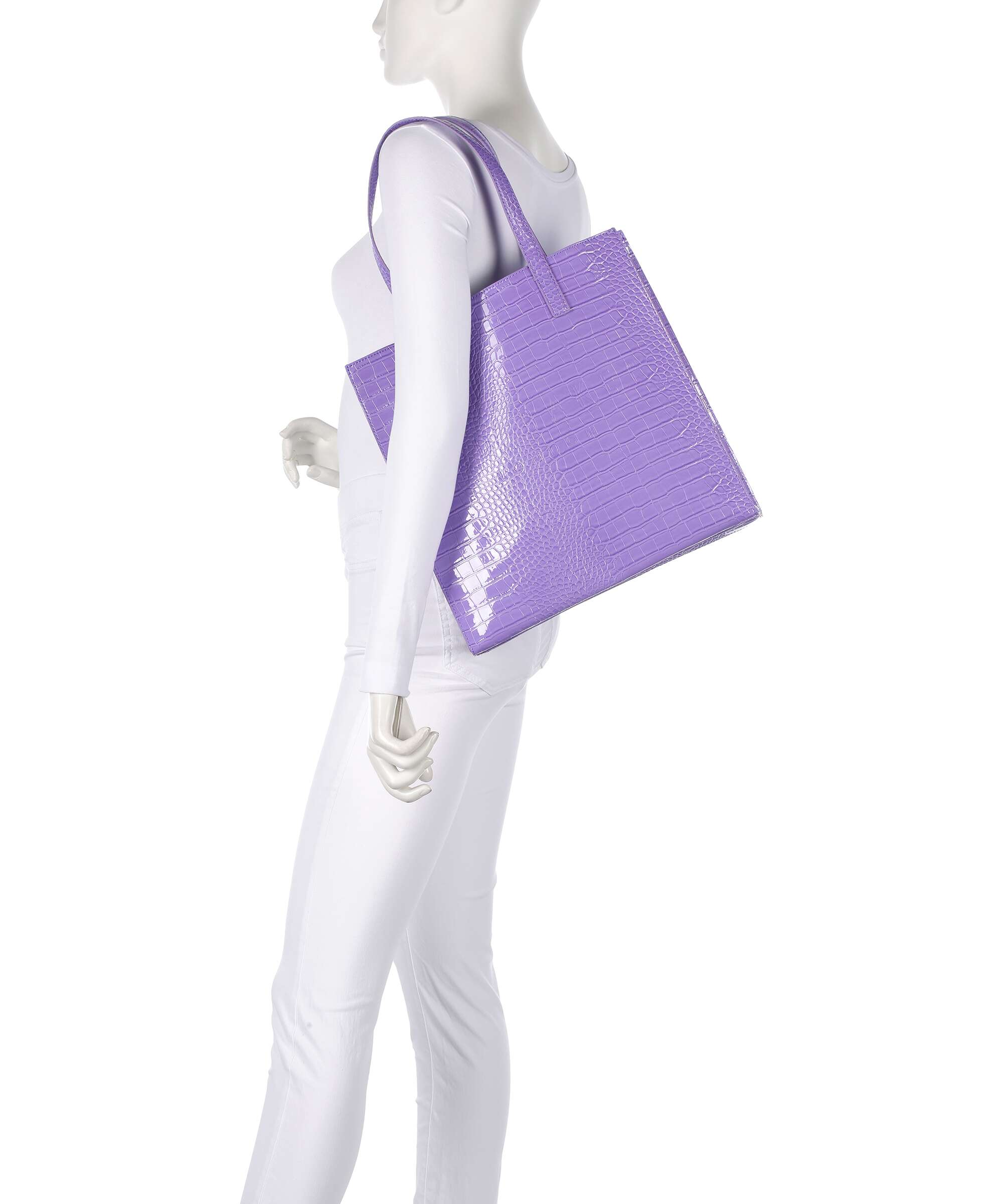 Ted Baker Croccon Tote bag bright purple - Image 3