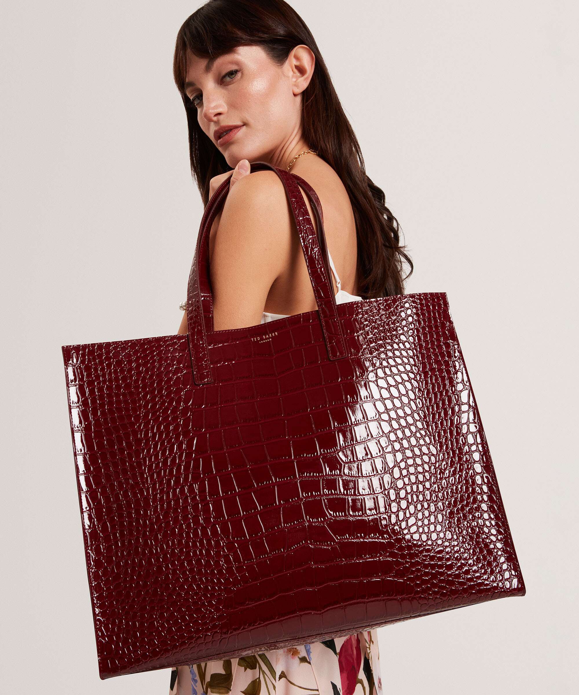 Ted Baker Wellma Tote bag wine - Image 3