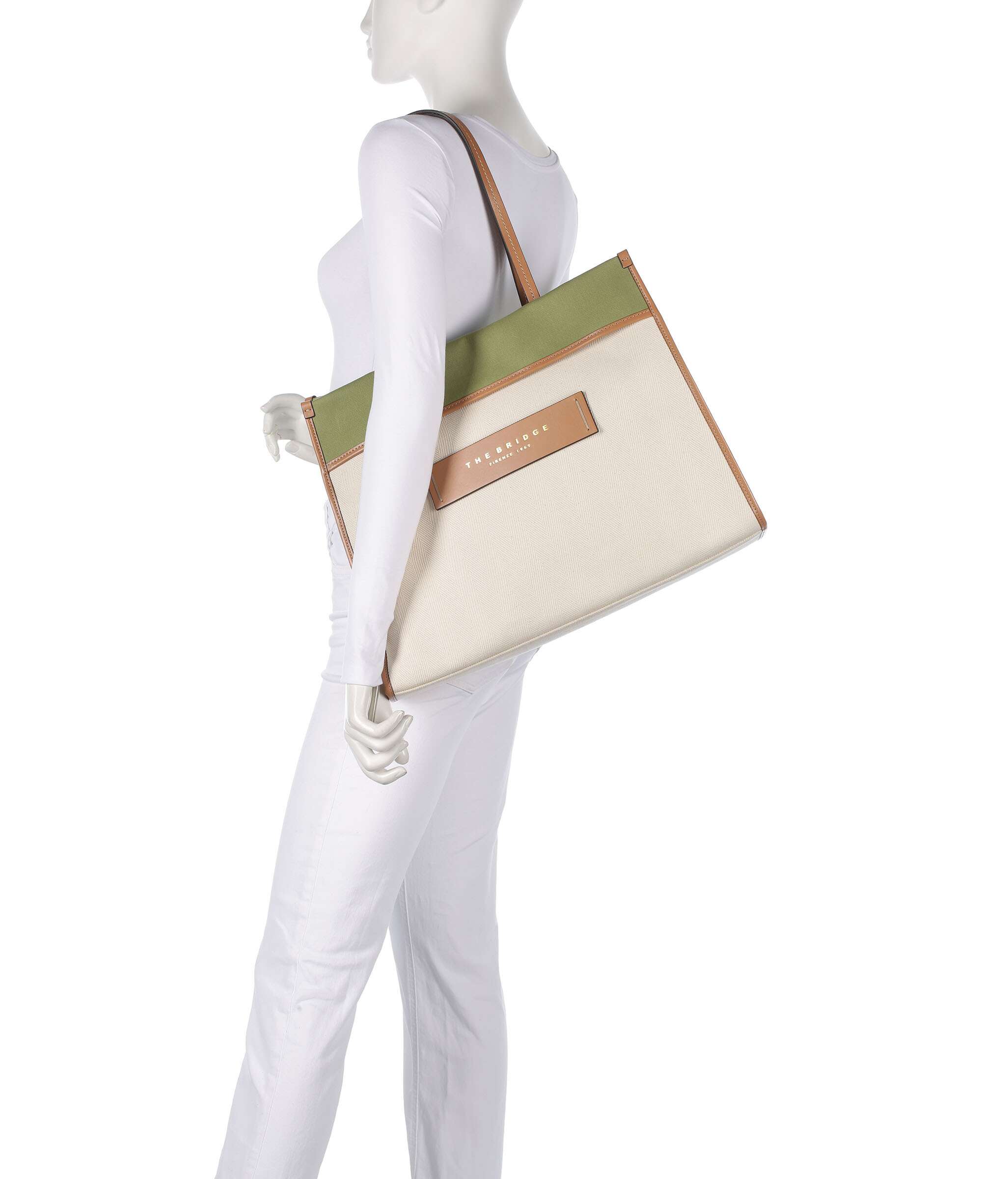 The Bridge Elisa Tote bag natural/marzipan/fico - Image 3