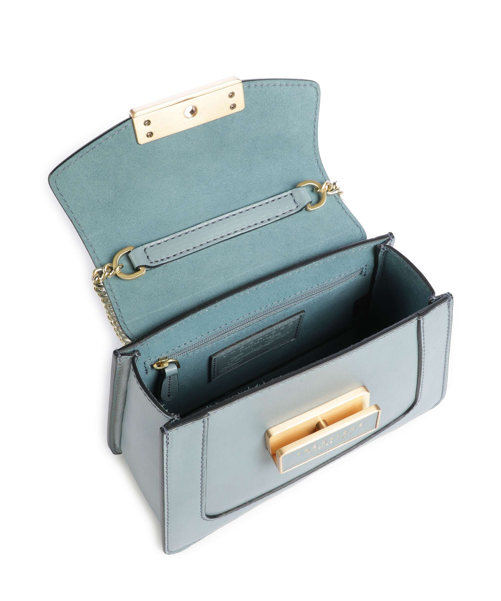 The Bridge Ginevra Handbag baby blue/oro - Image 6