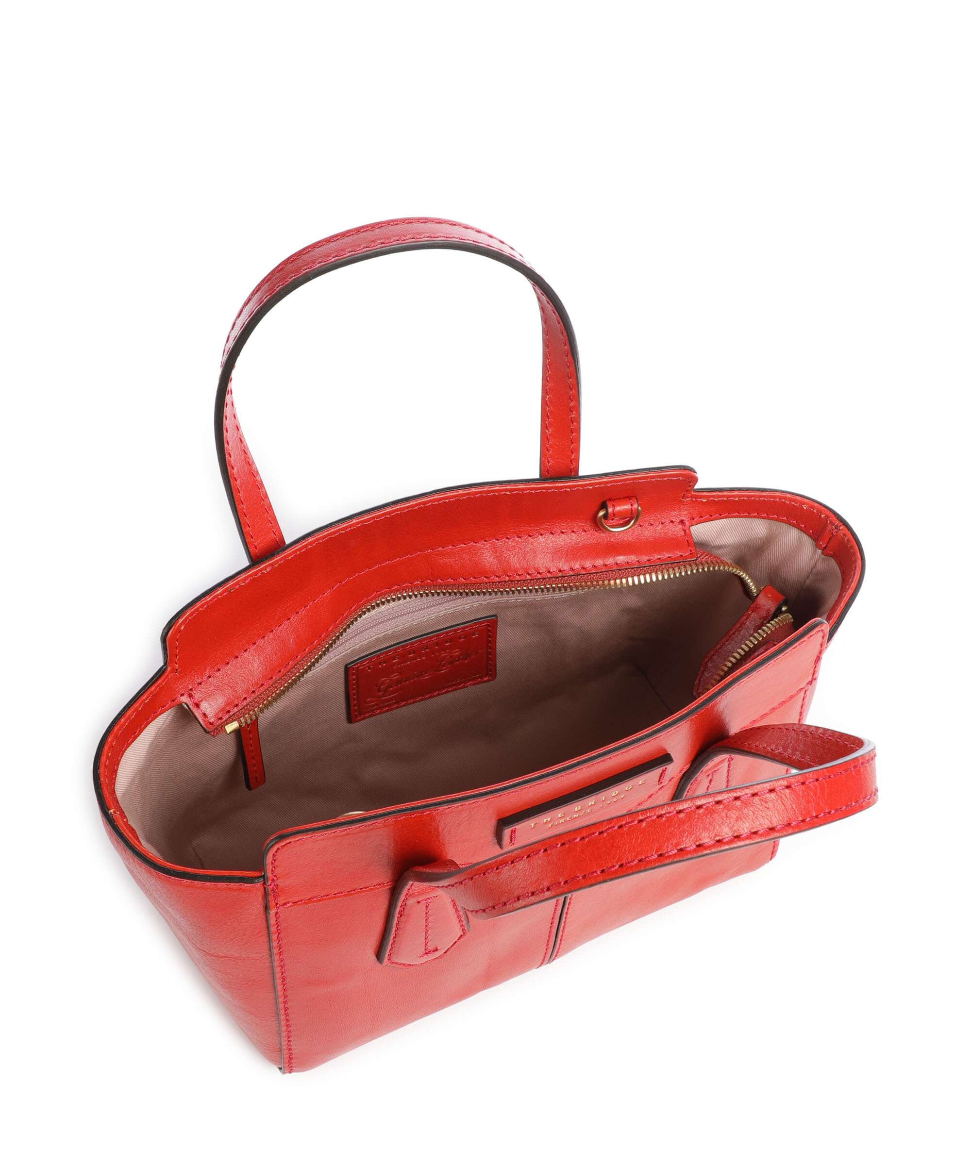 The Bridge Gloria Handbag arancio bruciato/oro - Image 6