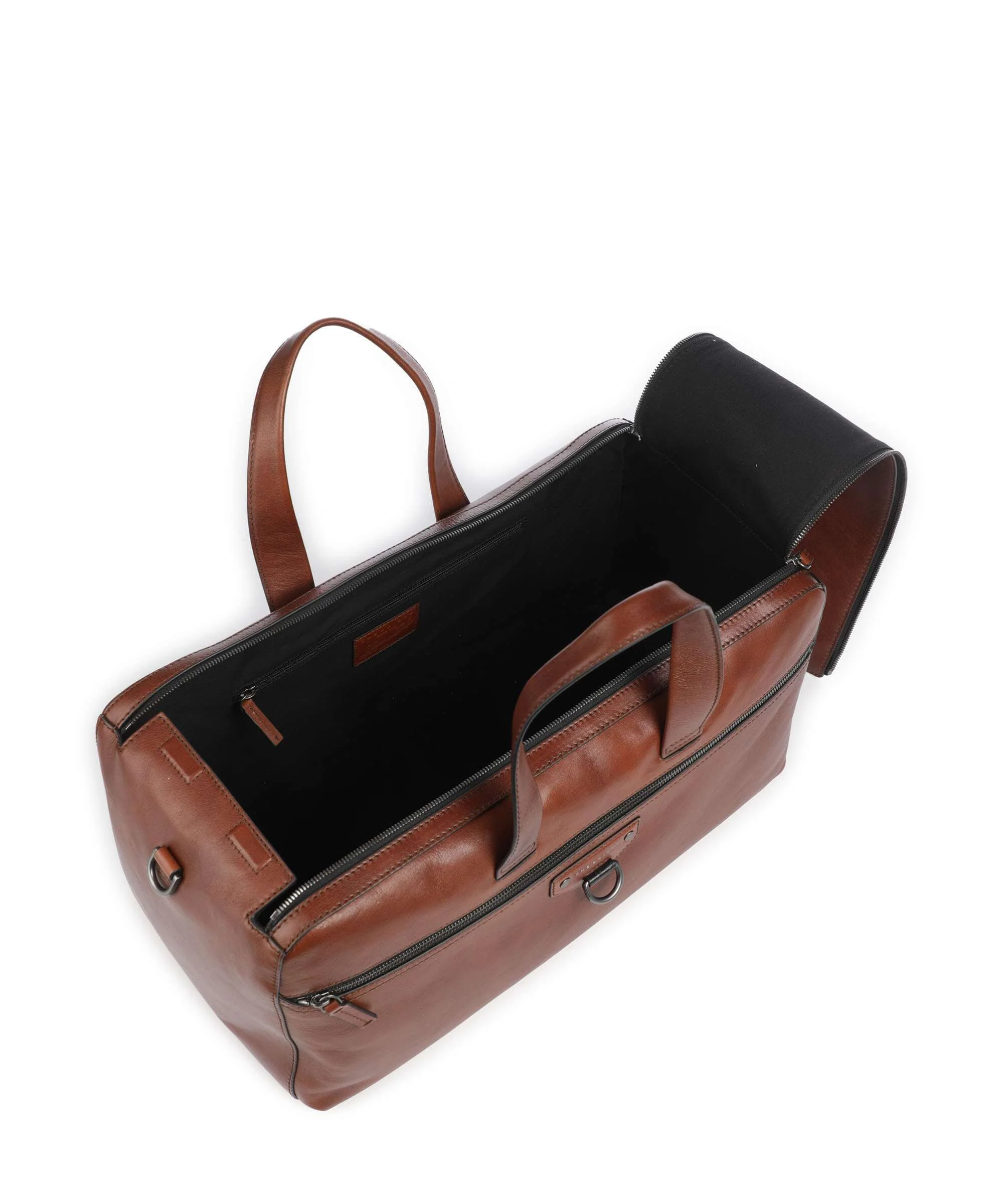 The Bridge Iacopo Weekend bag marrone/rut scamosciato opaco - Image 5