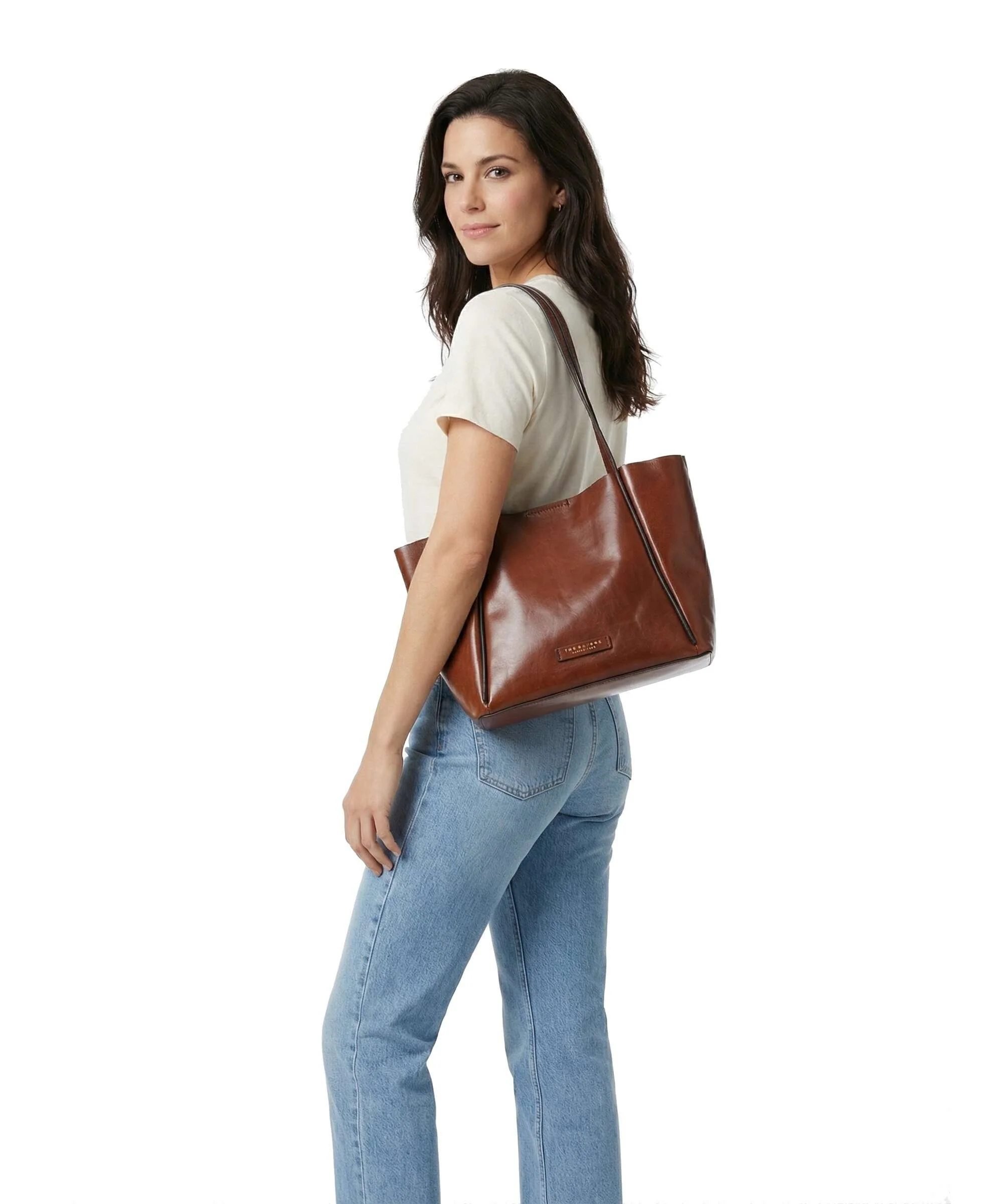 The Bridge Icons Tote bag marrone - Image 3