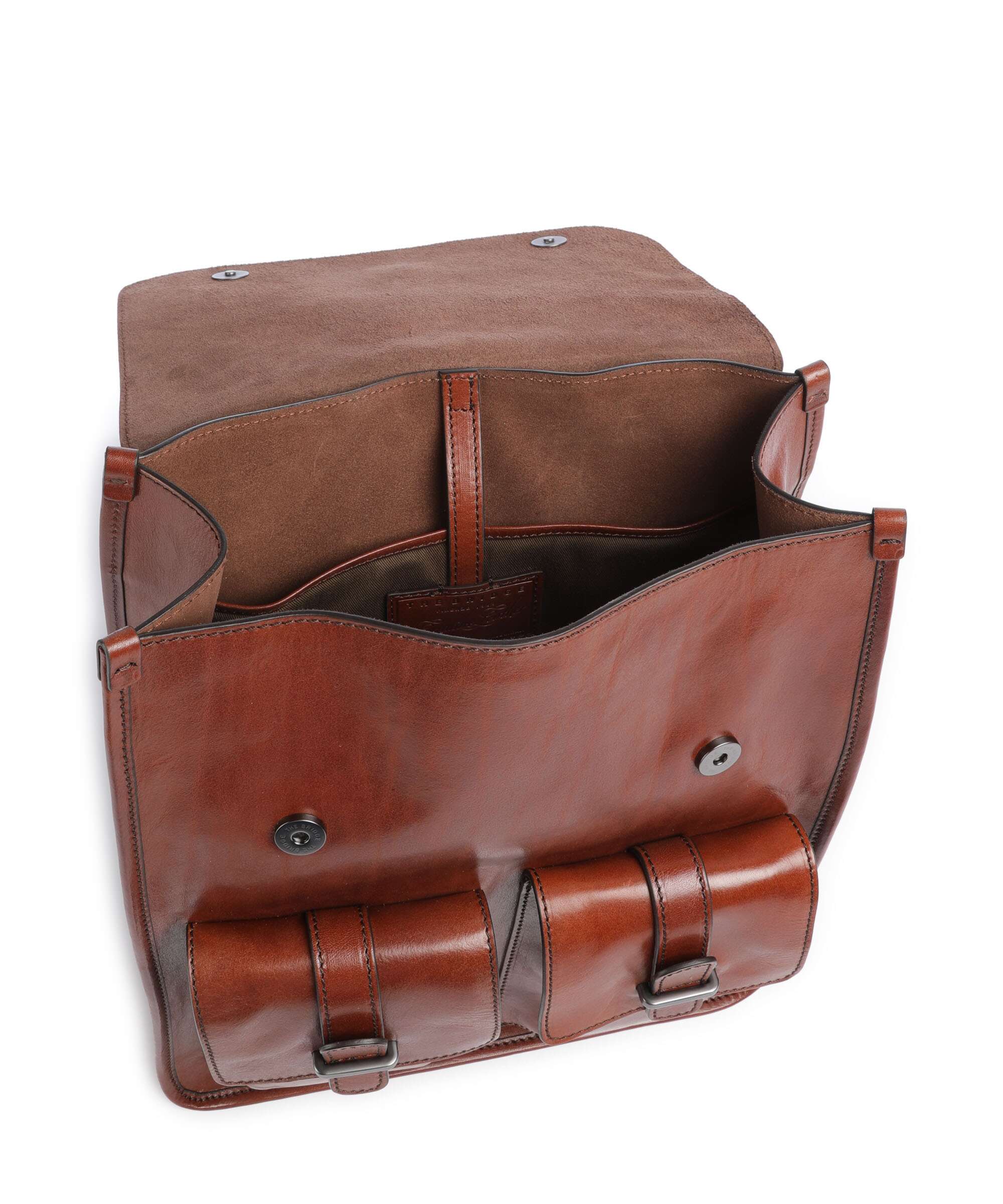 The Bridge Isaia Backpack marrone/rut scamosciato opaco - Image 5