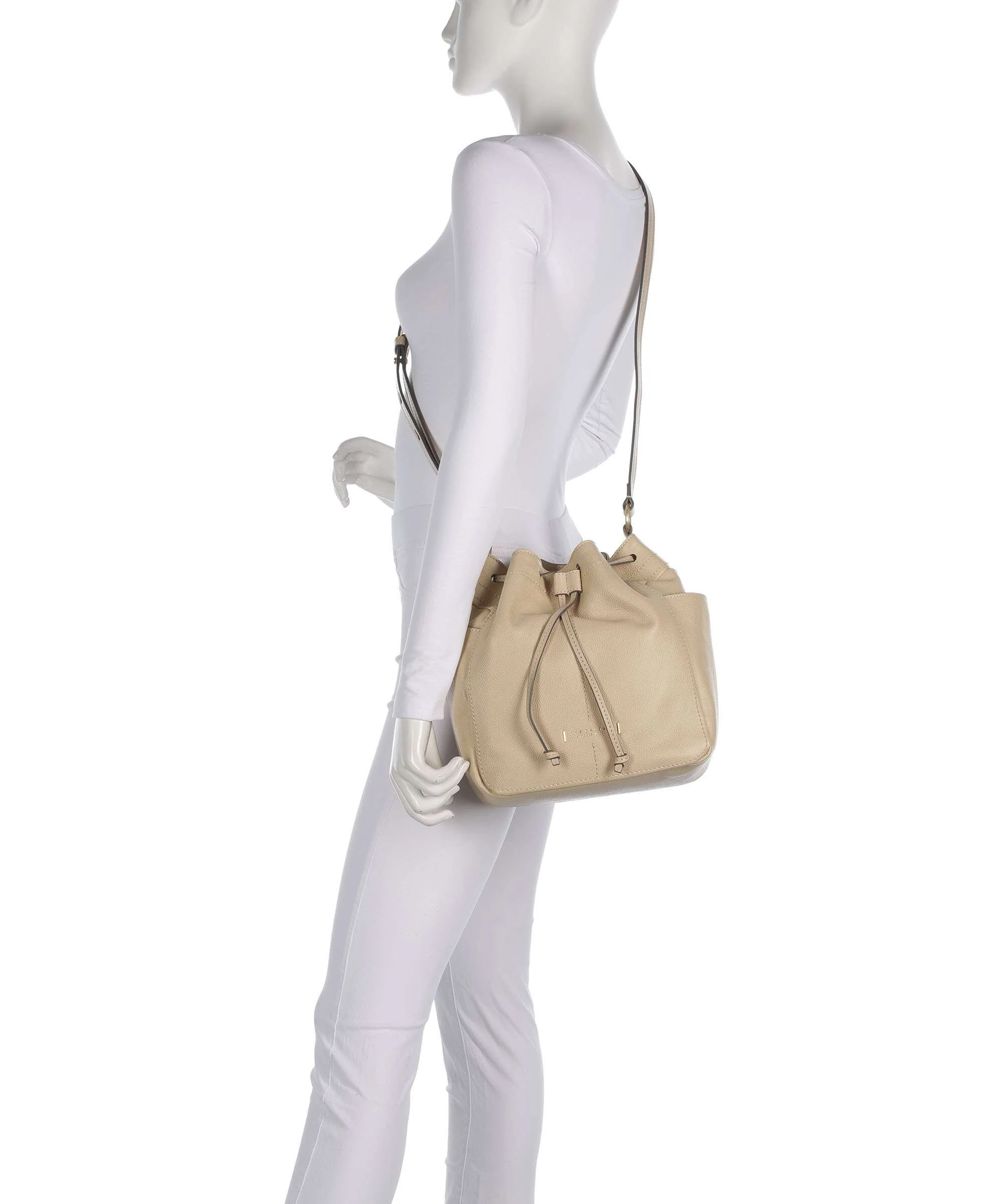 The Bridge Letizia Soft Bucket bag butter - Image 3